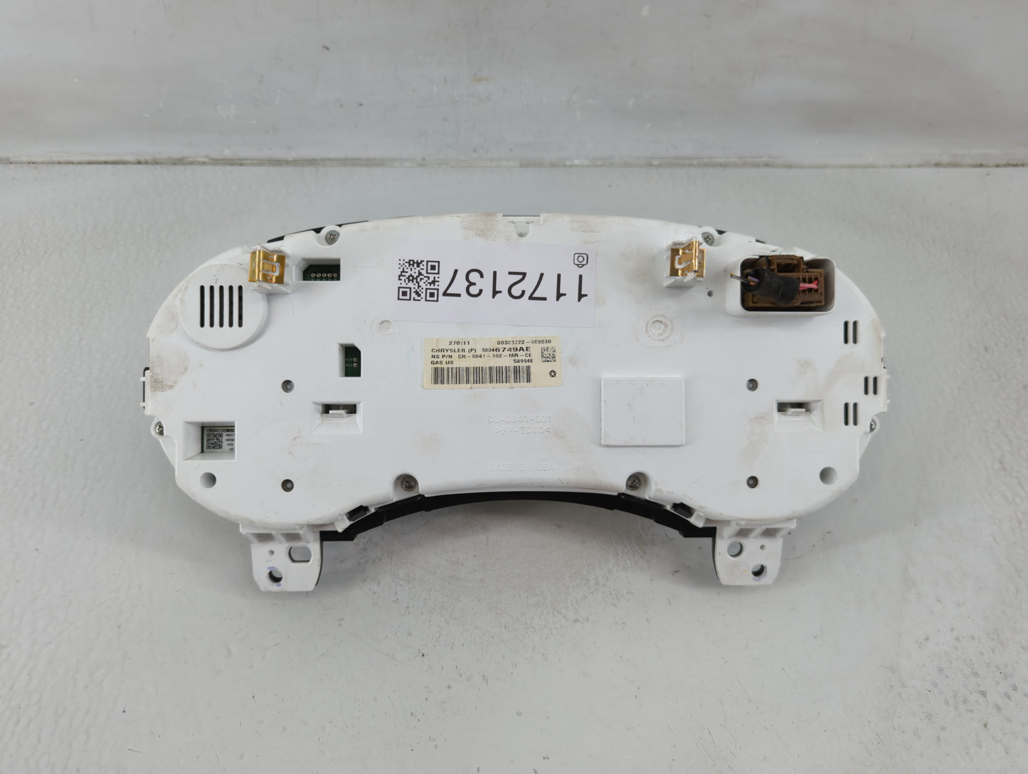 2012 Dodge Journey Instrument Cluster Speedometer Gauges P/N:56046749AE Fits OEM Used Auto Parts - Oemusedautoparts1.com