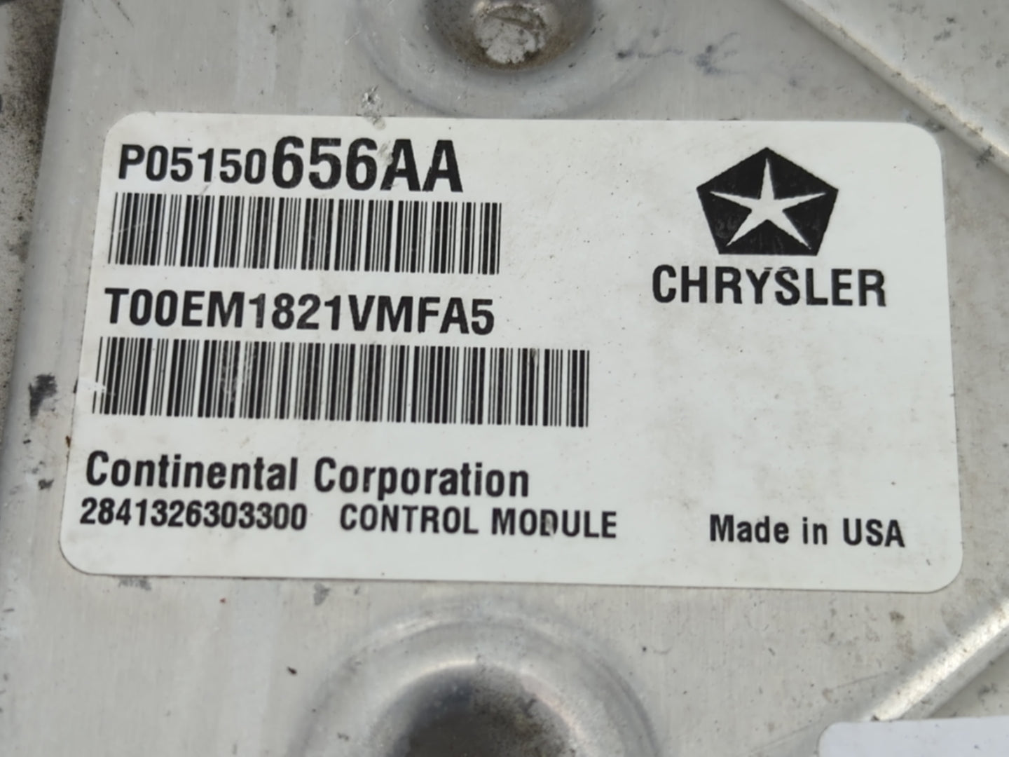 2011-2012 Dodge Journey PCM Engine Control Computer ECU ECM PCU OEM P/N:P05150656AA Fits Fits 2011 2012 OEM Used Auto Parts 