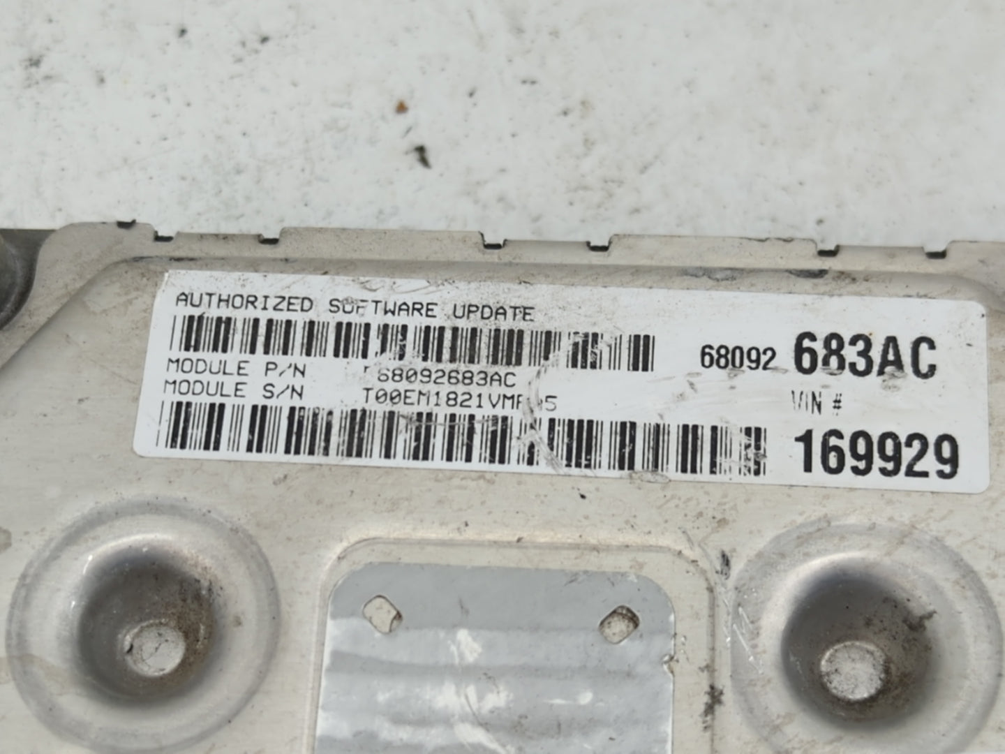2011-2012 Dodge Journey PCM Engine Control Computer ECU ECM PCU OEM P/N:P05150656AA Fits Fits 2011 2012 OEM Used Auto Parts 