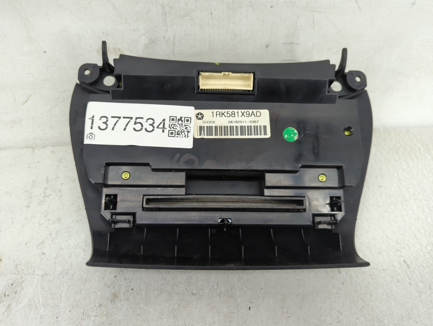 2011-2017 Dodge Journey Climate Control Module Temperature AC/Heater Replacement P/N:1RK581X9AD Fits OEM Used Auto Parts - O