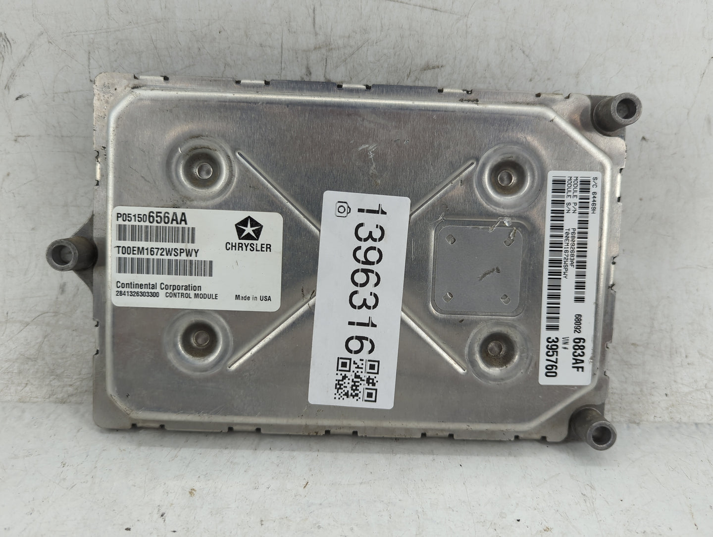 2011-2012 Dodge Journey PCM Engine Control Computer ECU ECM PCU OEM P/N:P05150656AA Fits Fits 2011 2012 OEM Used Auto Parts 