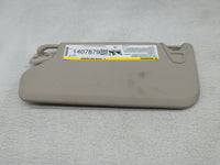 2012 Dodge Journey Sun Visor Shade Replacement Passenger Right Mirror Fits OEM Used Auto Parts - Oemusedautoparts1.com