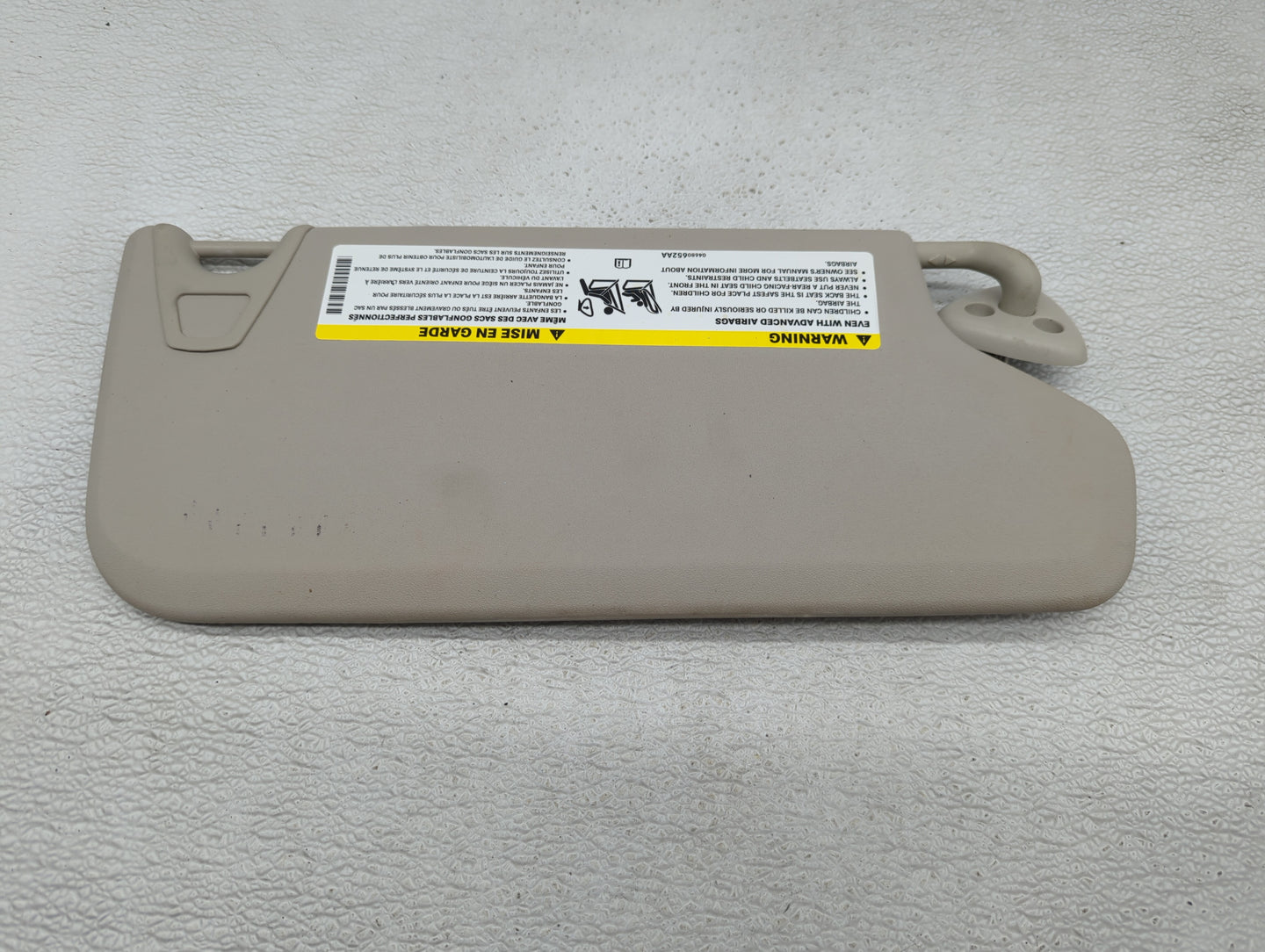 2012 Dodge Journey Sun Visor Shade Replacement Driver Left Mirror Fits OEM Used Auto Parts - Oemusedautoparts1.com