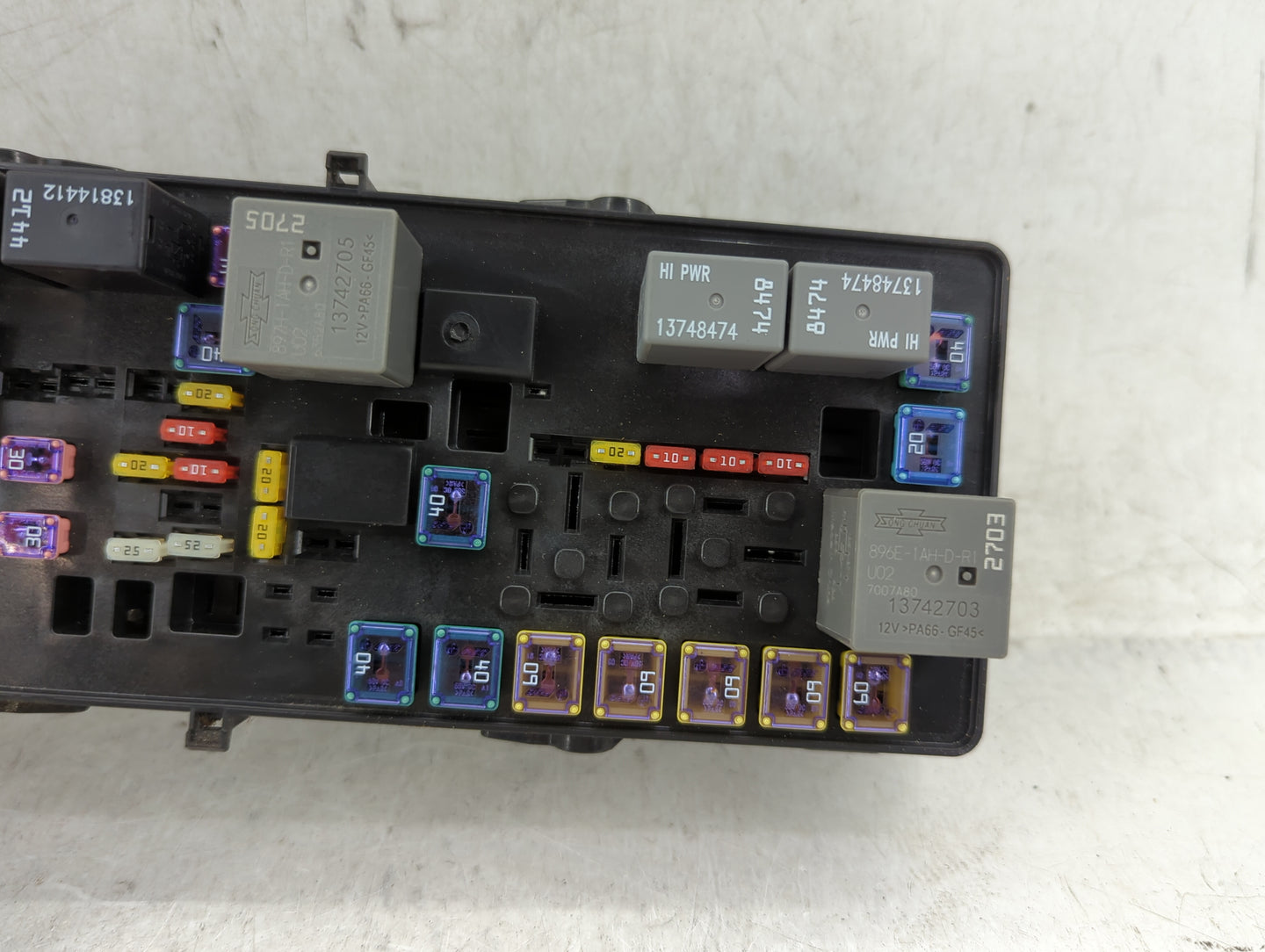 2012 Dodge Journey Fusebox Fuse Box Panel Relay Module P/N:68143314AF Fits OEM Used Auto Parts - Oemusedautoparts1.com