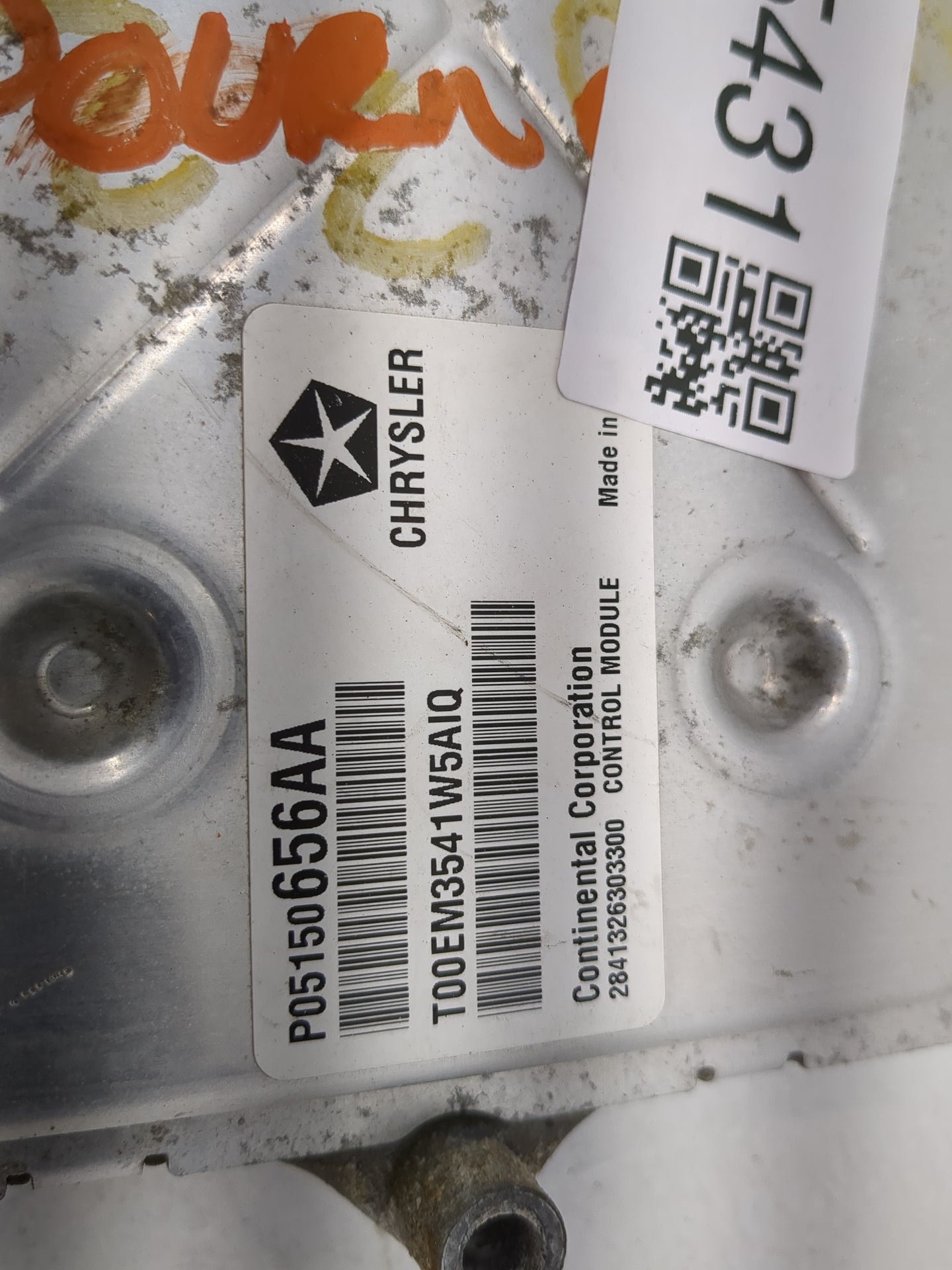 2011-2012 Dodge Journey PCM Engine Control Computer ECU ECM PCU OEM P/N:P05150656AA 68092684AD, T00EM3541W5AIQ Fits Fits 201