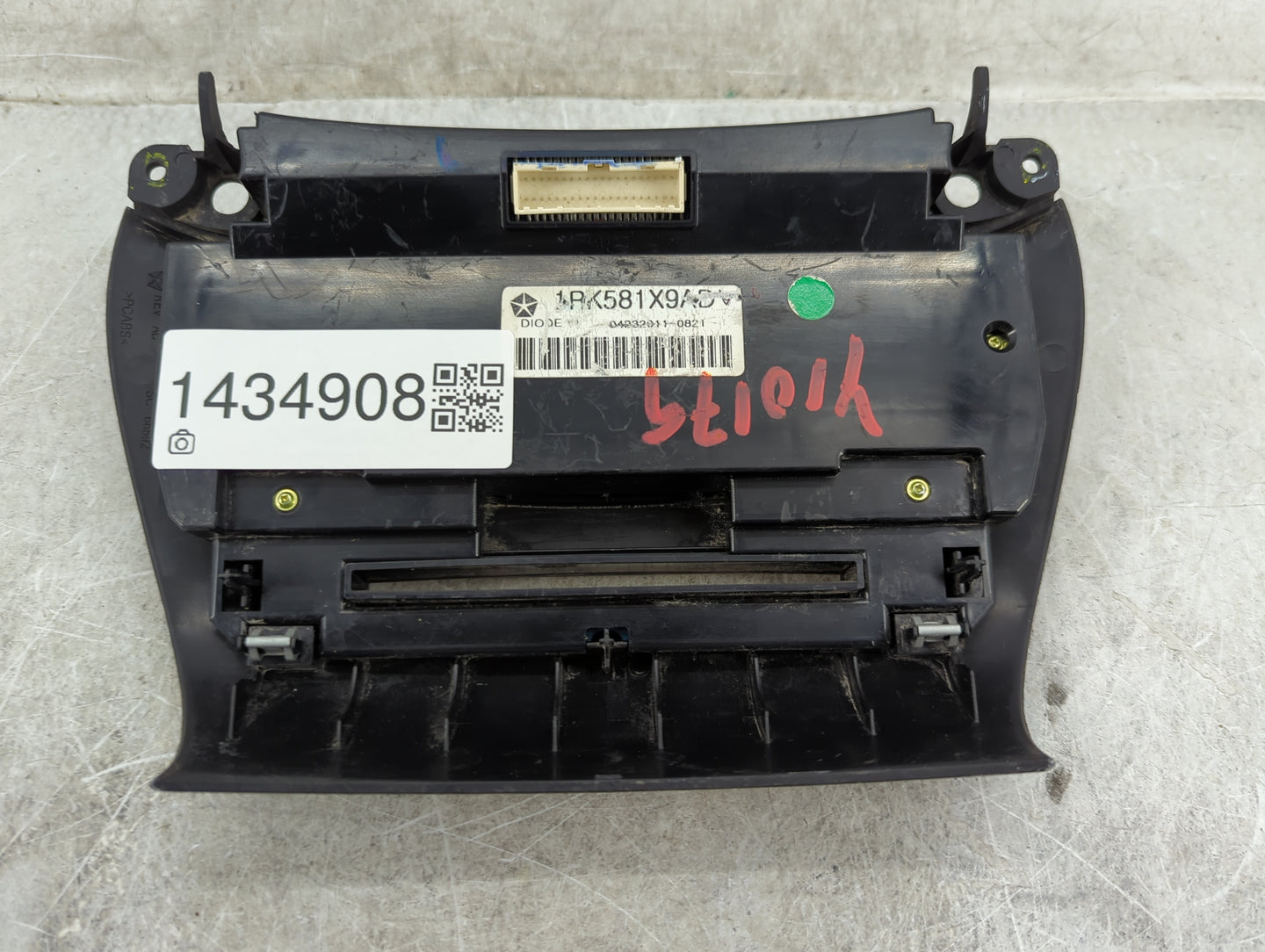 2011-2017 Dodge Journey Climate Control Module Temperature AC/Heater Replacement P/N:1RK581X9AD Fits OEM Used Auto Parts - O