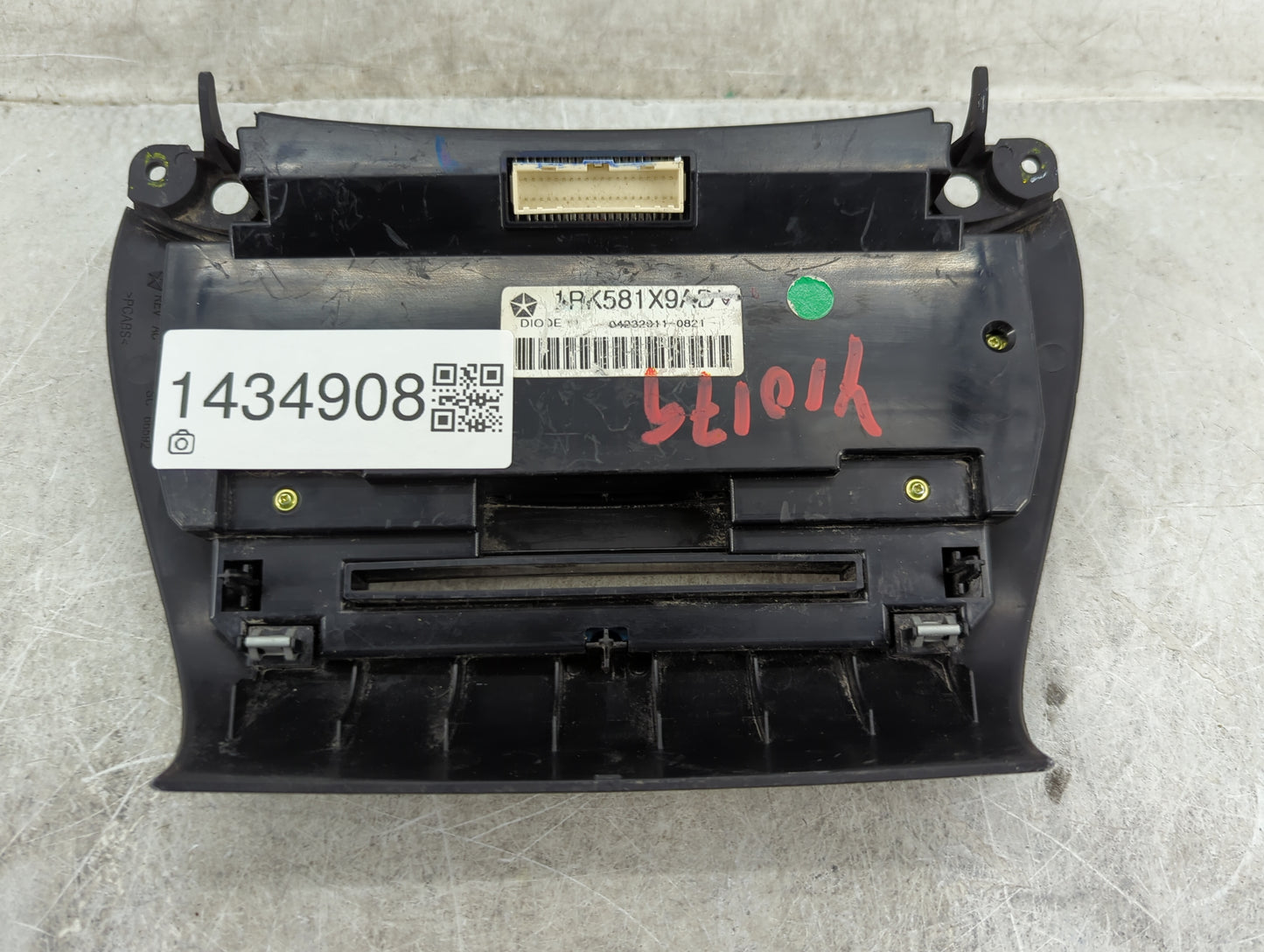 2011-2017 Dodge Journey Climate Control Module Temperature AC/Heater Replacement P/N:1RK581X9AD Fits OEM Used Auto Parts - O