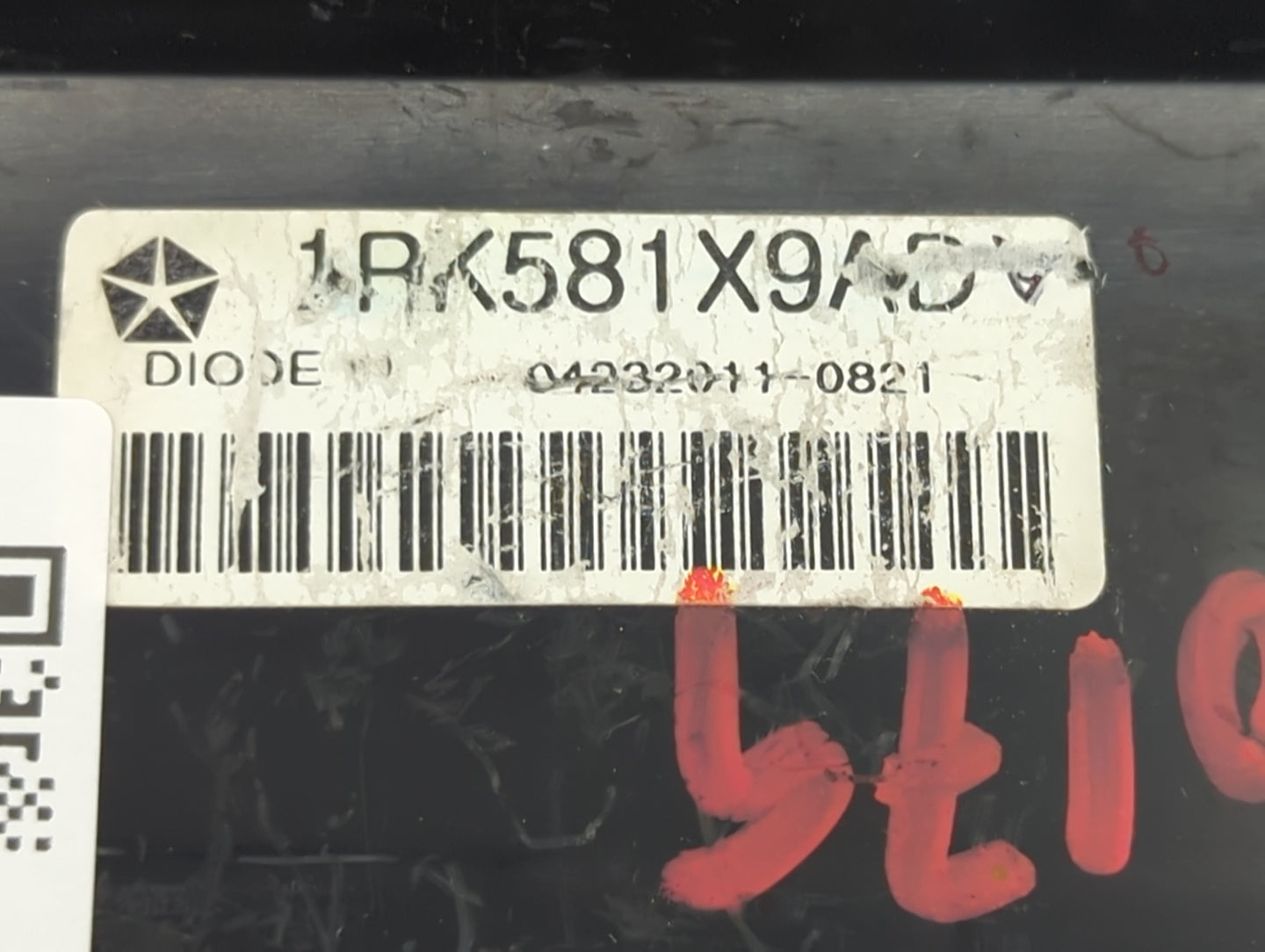 2011-2017 Dodge Journey Climate Control Module Temperature AC/Heater Replacement P/N:1RK581X9AD Fits OEM Used Auto Parts - O