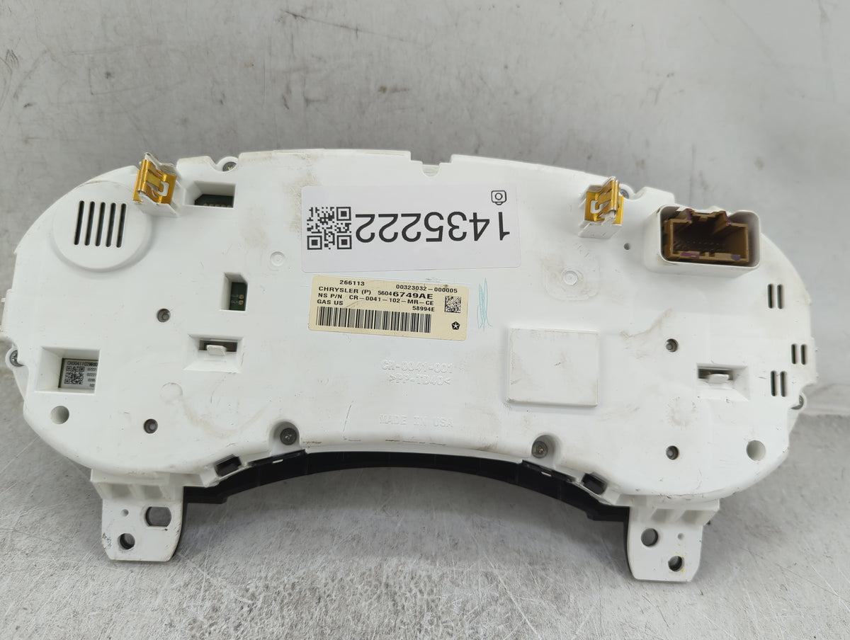 2011-2012 Dodge Journey Instrument Cluster Speedometer Gauges P/N:56046749AE 56046749AD Miles: Fits Fits 2011 2012 OEM Used 
