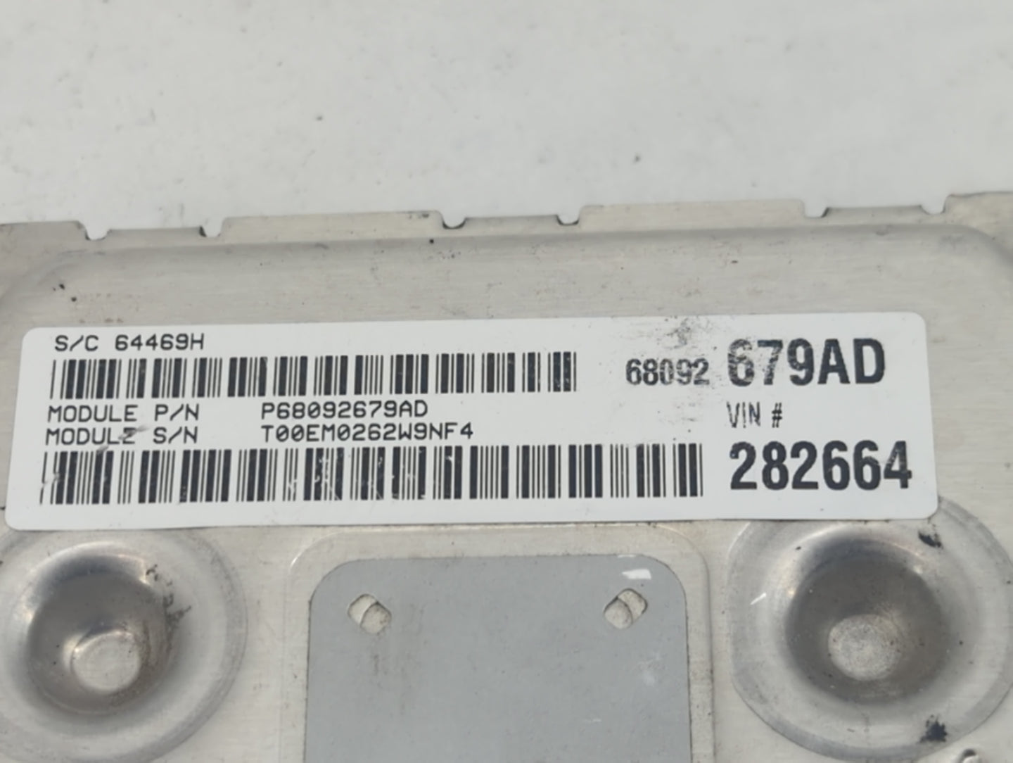 2011-2012 Dodge Journey PCM Engine Control Computer ECU ECM PCU OEM P/N:P05150653AA P68092679AD Fits Fits 2011 2012 OEM Used
