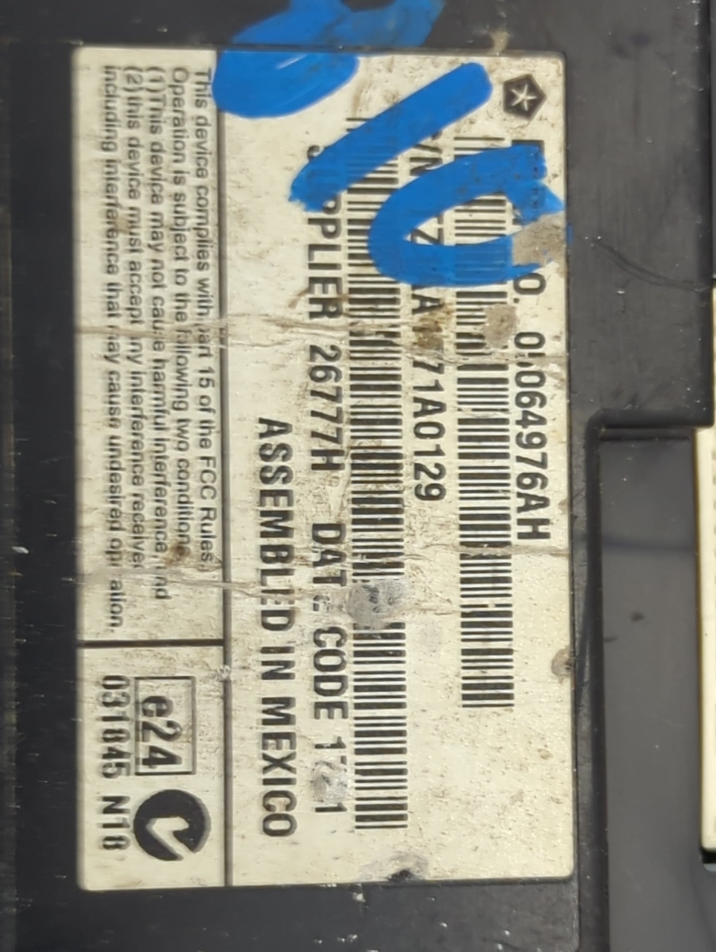 2012 Dodge Journey Information Display Screen - Oemusedautoparts1.com