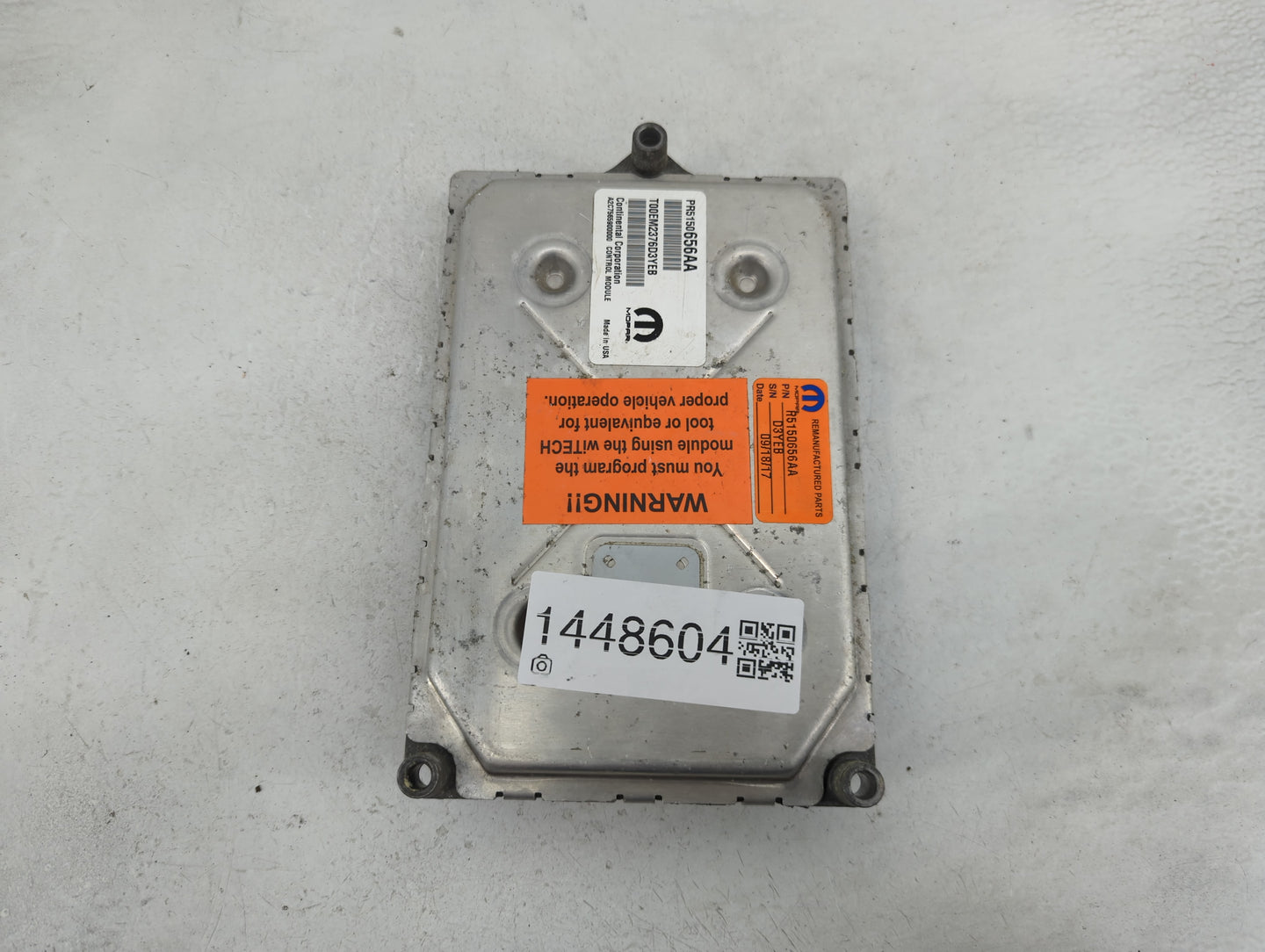 2011-2012 Dodge Journey PCM Engine Control Computer ECU ECM PCU OEM P/N:R5150656AA Fits Fits 2011 2012 OEM Used Auto Parts -