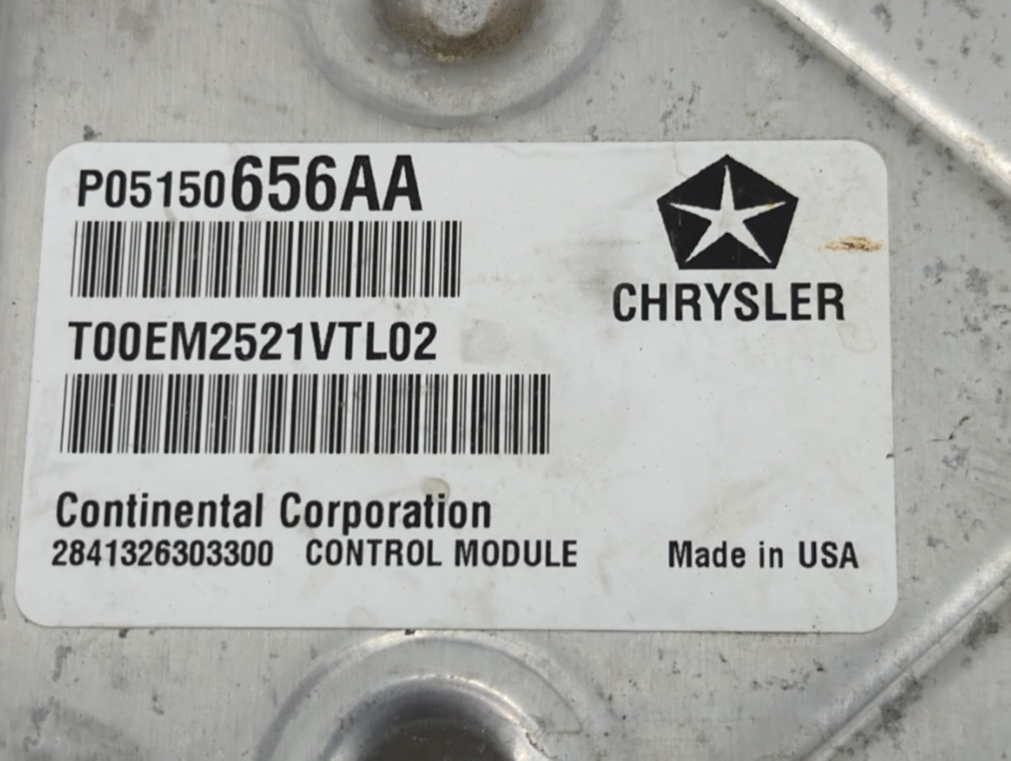 2011-2012 Dodge Journey PCM Engine Control Computer ECU ECM PCU OEM P/N:P05150656AA P68092683AC Fits Fits 2011 2012 OEM Used