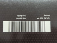 2012 Dodge Journey Owners Manual Book Guide P/N:12JC49-926-AA OEM Used Auto Parts - Oemusedautoparts1.com