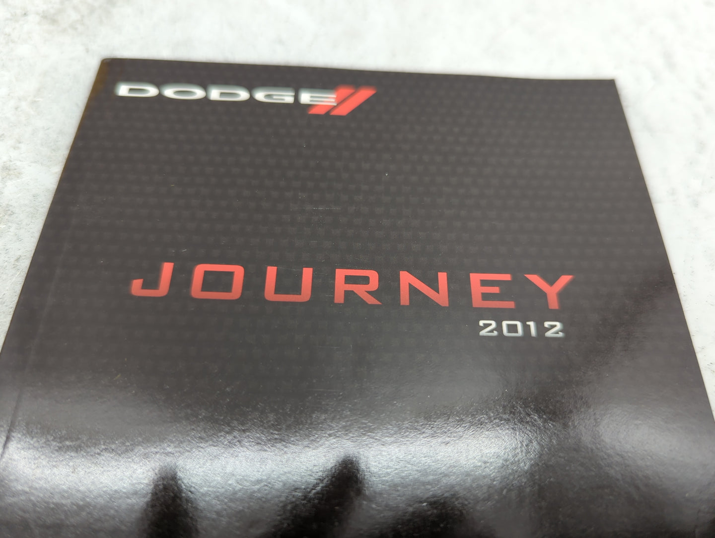 2012 Dodge Journey Owners Manual Book Guide P/N:12JC49-926-AA OEM Used Auto Parts - Oemusedautoparts1.com