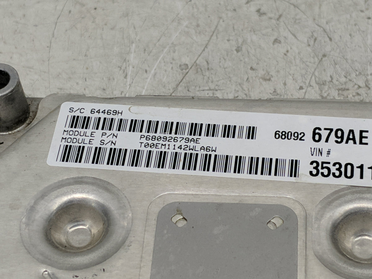 2011-2012 Dodge Journey PCM Engine Control Computer ECU ECM PCU OEM P/N:P05150653AA P68092679AE Fits Fits 2011 2012 OEM Used