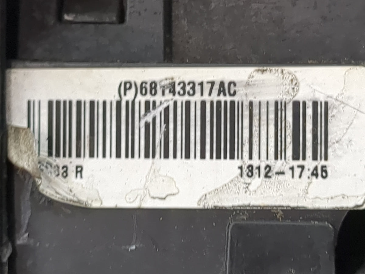 2012 Dodge Journey Fusebox Fuse Box Relay Module Tipm 68143317ac - Oemusedautoparts1.com