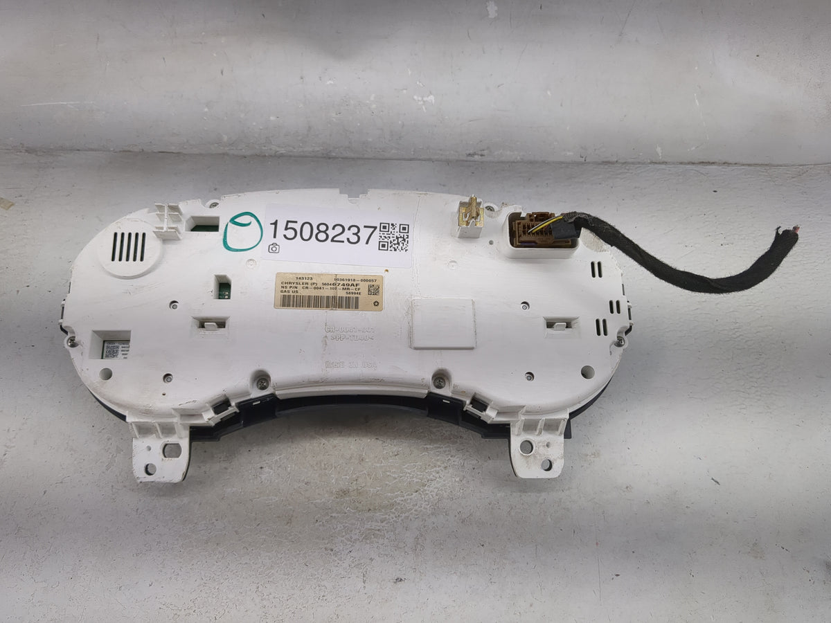 2012 Dodge Journey Instrument Cluster Speedometer Gauges P/N:56046749AF P56046749AF Miles:156K Fits OEM Used Auto Parts - Oe