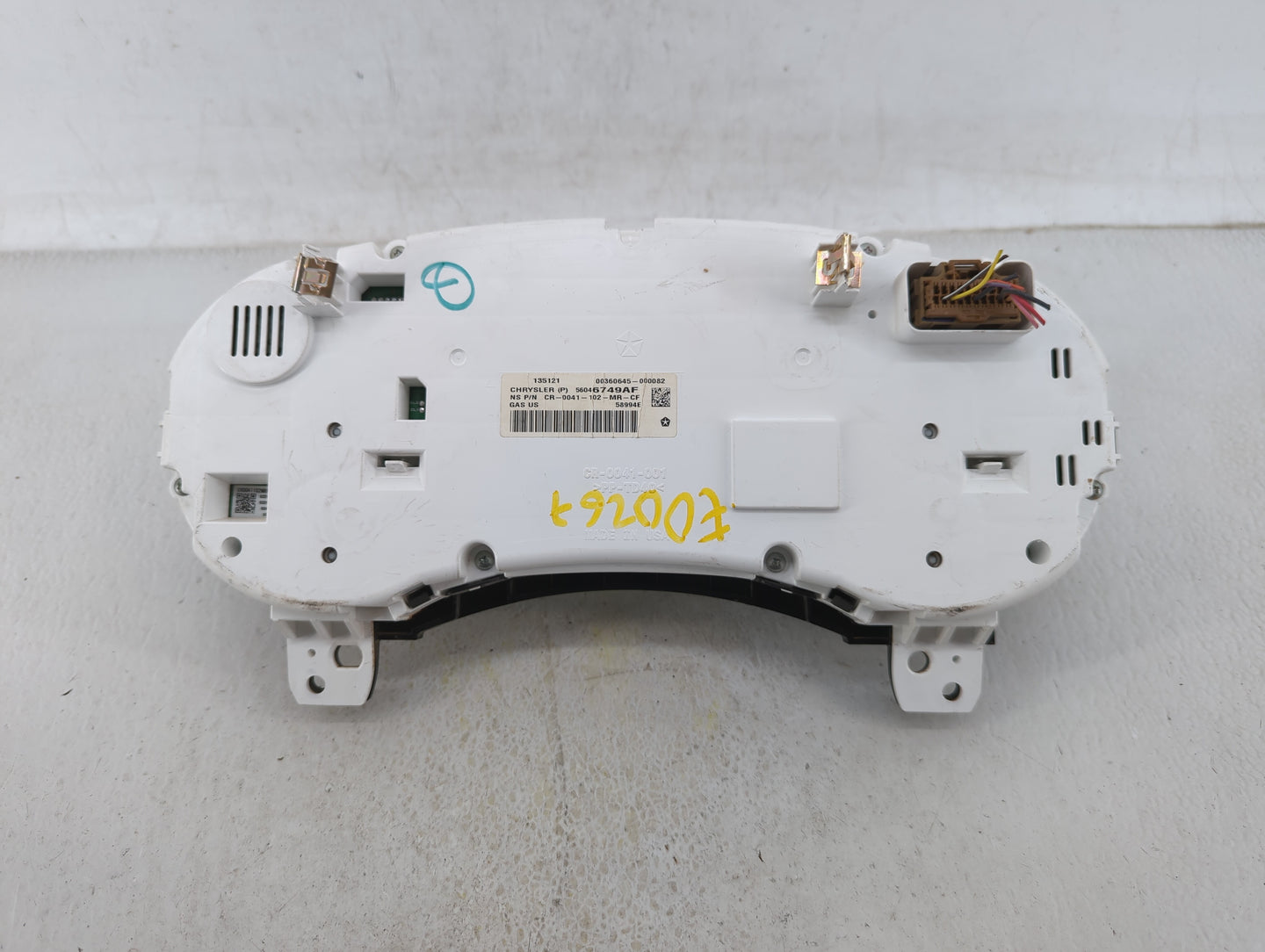 2012 Dodge Journey Instrument Cluster Speedometer Gauges P/N:56046749AF 56046749AC Fits OEM Used Auto Parts - Oemusedautopar