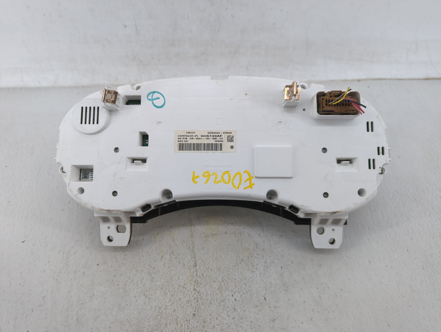 2012 Dodge Journey Instrument Cluster Speedometer Gauges P/N:56046749AF 56046749AC Fits OEM Used Auto Parts - Oemusedautopar