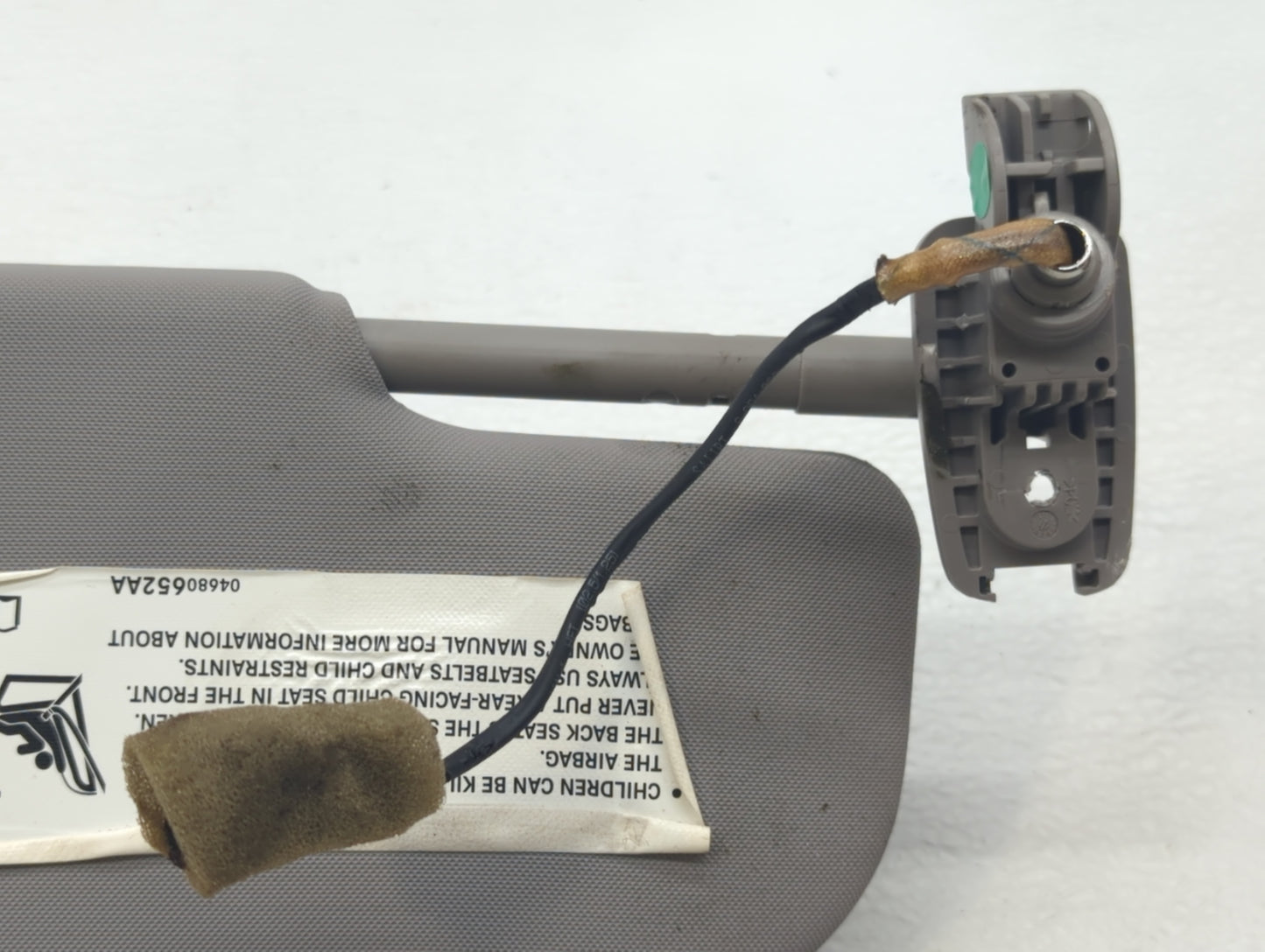 2012 Dodge Journey Sun Visor Shade Replacement Driver Left Mirror Fits OEM Used Auto Parts - Oemusedautoparts1.com