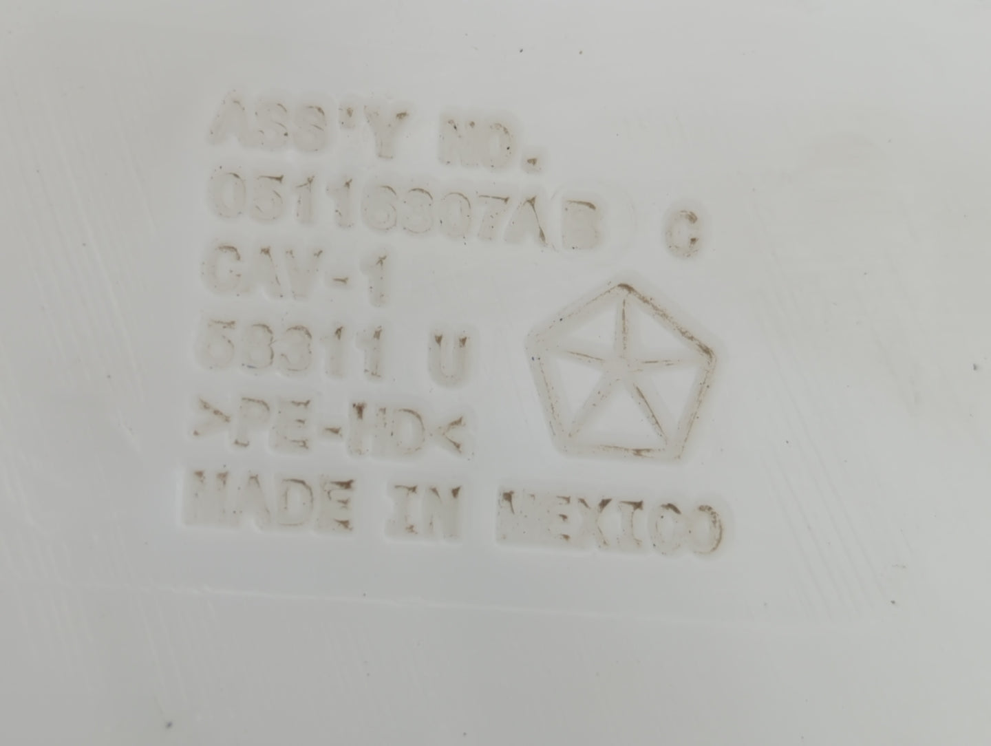 2012 Dodge Journey Windshield Washer Fluid Reservoir Bottle Oem - Oemusedautoparts1.com