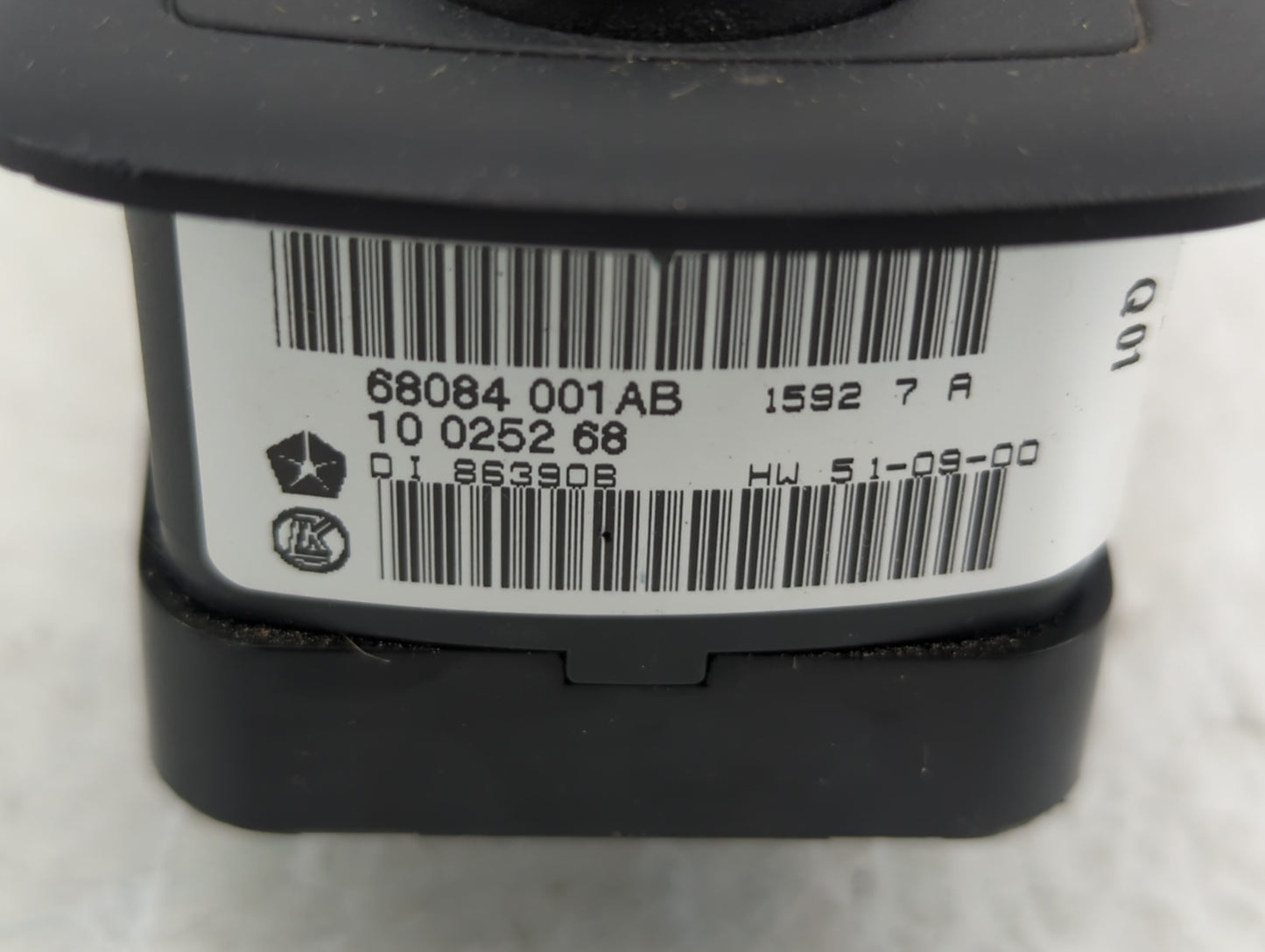 2012 Dodge Journey Master Power Window Switch Replacement Driver Side Left P/N:68084001AB Fits OEM Used Auto Parts - Oemused