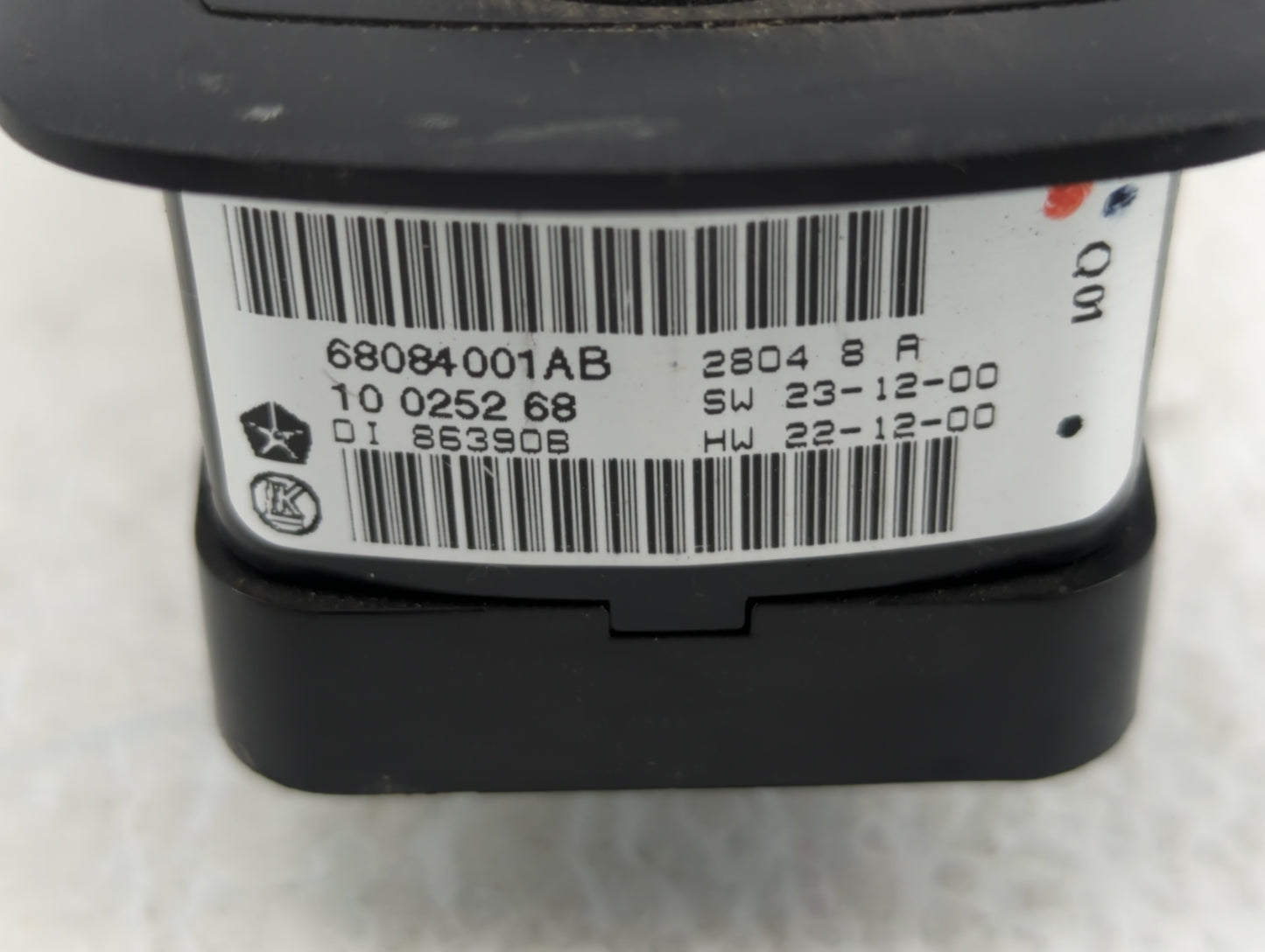 2012 Dodge Journey Master Power Window Switch Replacement Driver Side Left P/N:68084001AB Fits OEM Used Auto Parts - Oemused