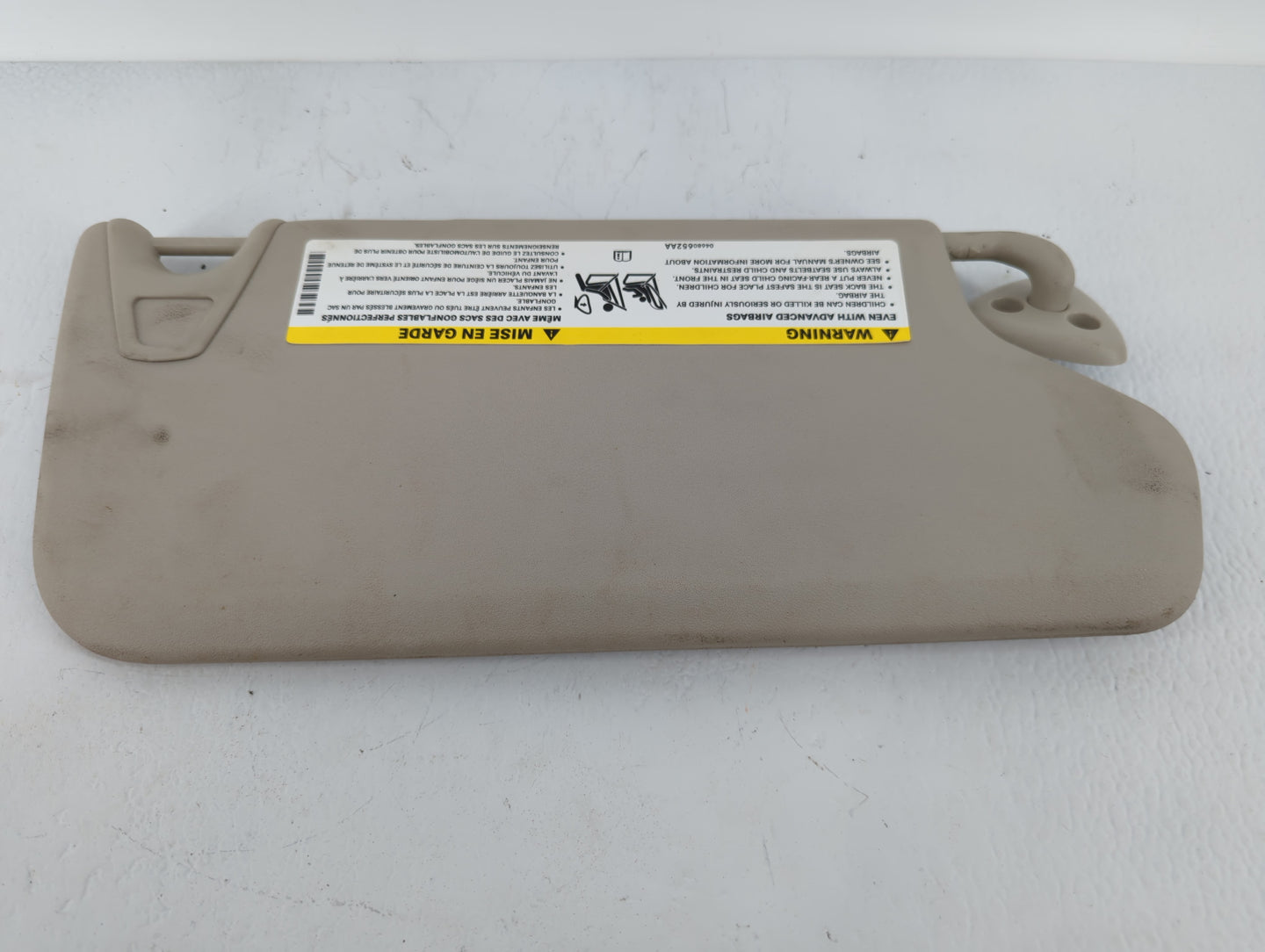 2012 Dodge Journey Sun Visor Shade Replacement Driver Left Mirror Fits OEM Used Auto Parts - Oemusedautoparts1.com