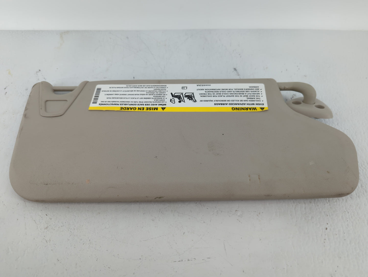 2012 Dodge Journey Sun Visor Shade Replacement Driver Left Mirror Fits OEM Used Auto Parts - Oemusedautoparts1.com