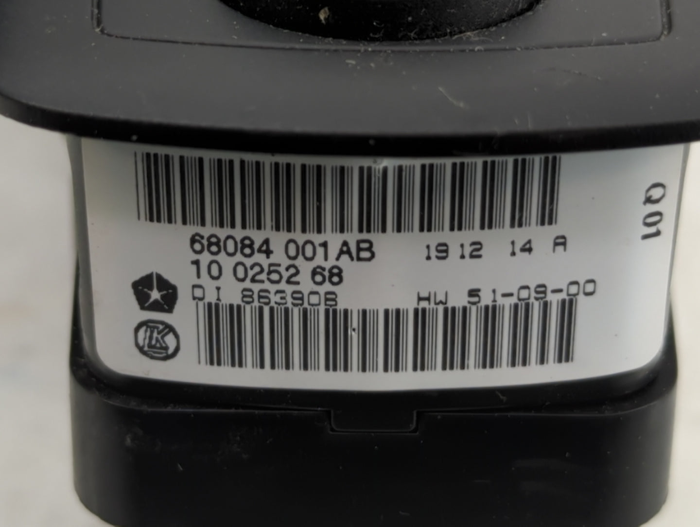 2012 Dodge Journey Master Power Window Switch Replacement Driver Side Left P/N:86390N 10025268, 68084001AD Fits OEM Used Aut