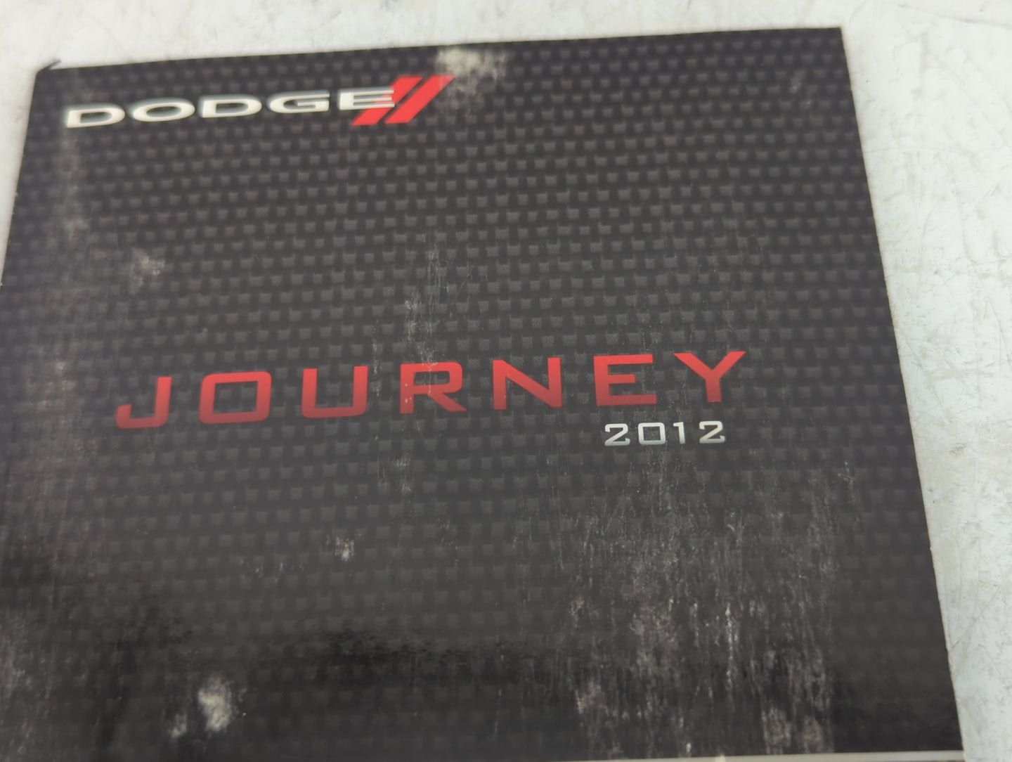 2012 Dodge Journey Owners Manual Book Guide P/N:12JC46-926-AA OEM Used Auto Parts - Oemusedautoparts1.com