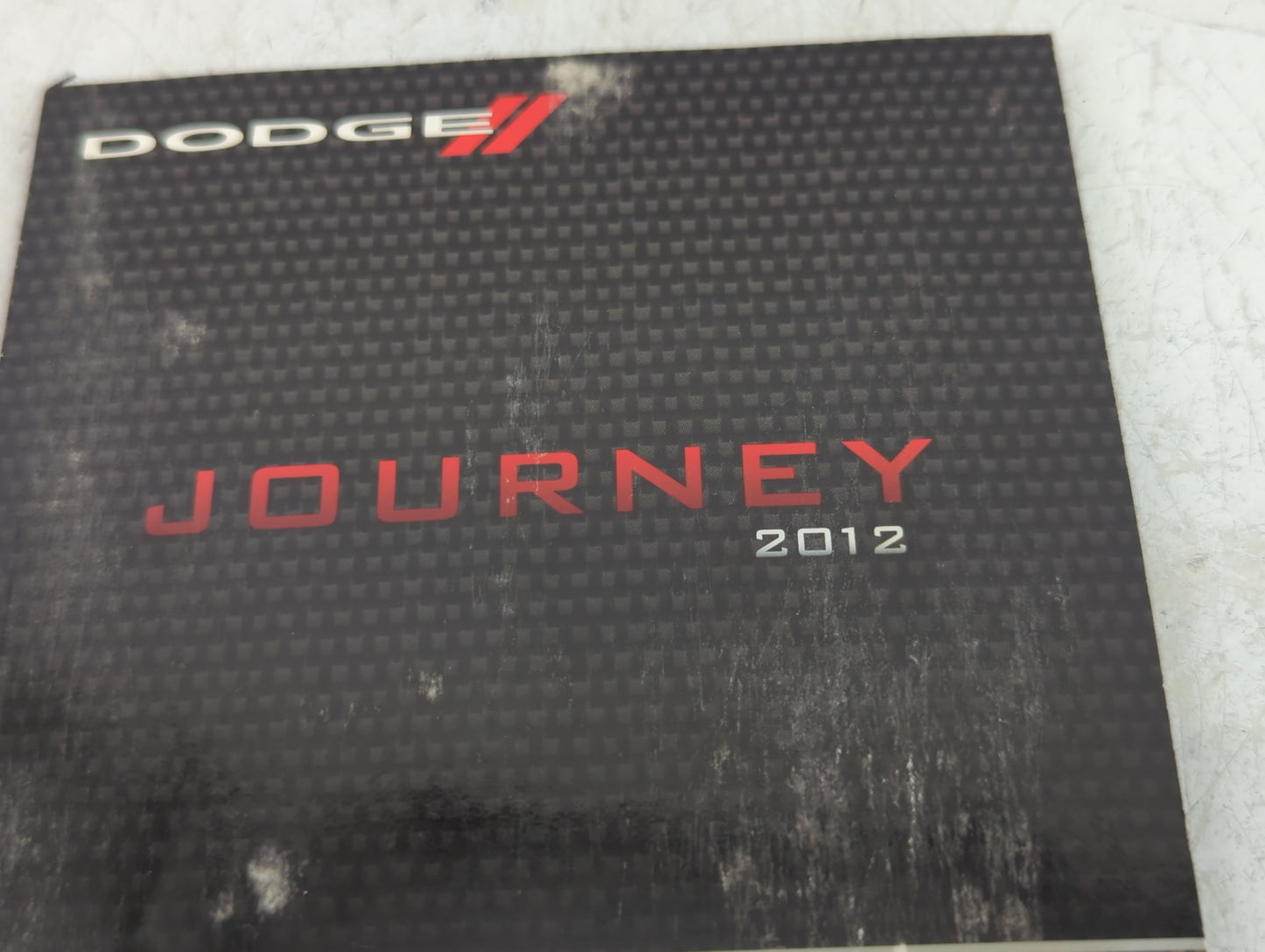 2012 Dodge Journey Owners Manual Book Guide P/N:12JC46-926-AA OEM Used Auto Parts - Oemusedautoparts1.com