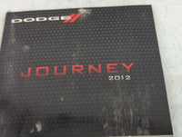 2012 Dodge Journey Owners Manual Book Guide P/N:12JC46-926-AA OEM Used Auto Parts - Oemusedautoparts1.com