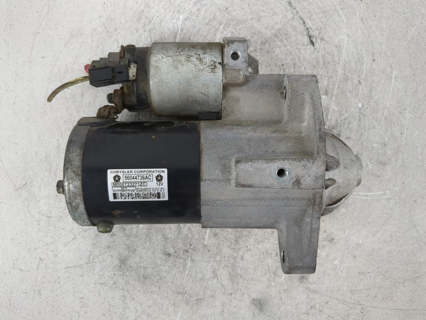 2012 Dodge Ram 1500 Car Starter Motor Solenoid OEM P/N:M000T23271ZC 56044736AC Fits OEM Used Auto Parts - Oemusedautoparts1.