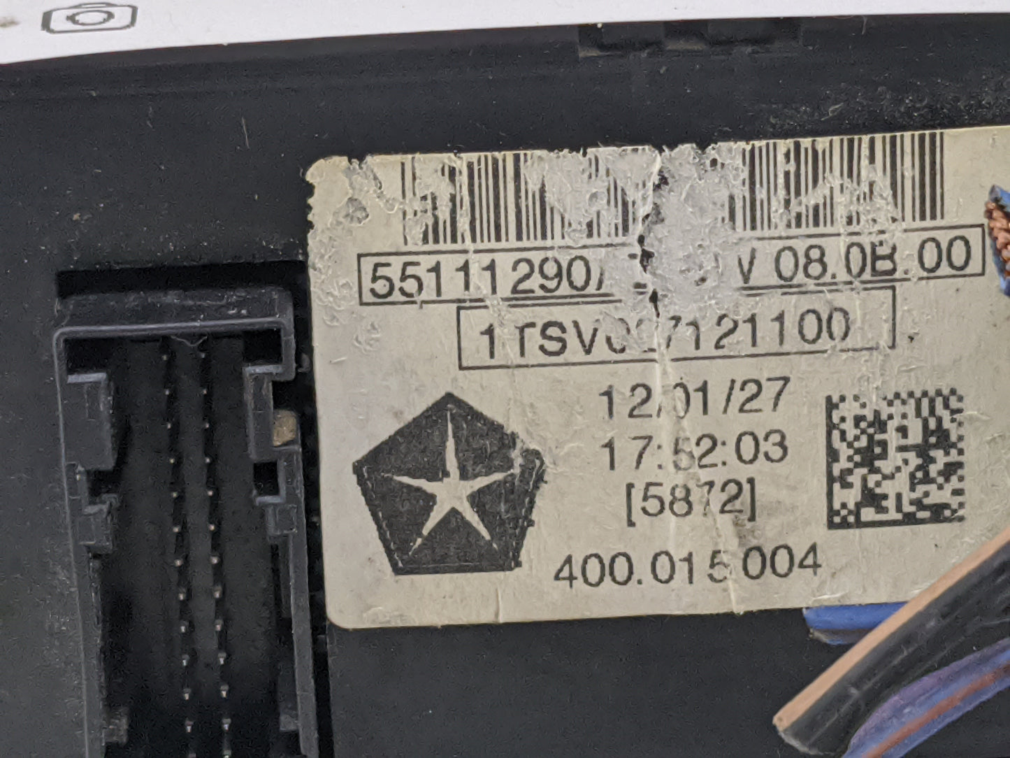 2012 Dodge Ram 1500 Climate Control Module Temperature AC/Heater Replacement P/N:55111290 1TSV017121100, 400.015004 Fits OEM