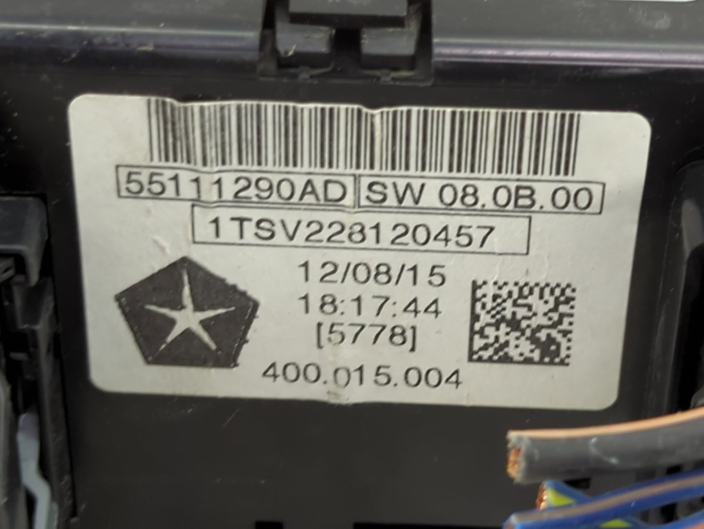 2012 Dodge Ram 1500 Climate Control Module Temperature AC/Heater Replacement P/N:55111290AD Fits Fits 2011 OEM Used Auto Par