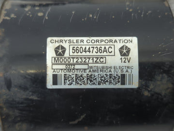 2012 Dodge Ram 1500 Car Starter Motor Solenoid OEM P/N:56044736C Fits OEM Used Auto Parts