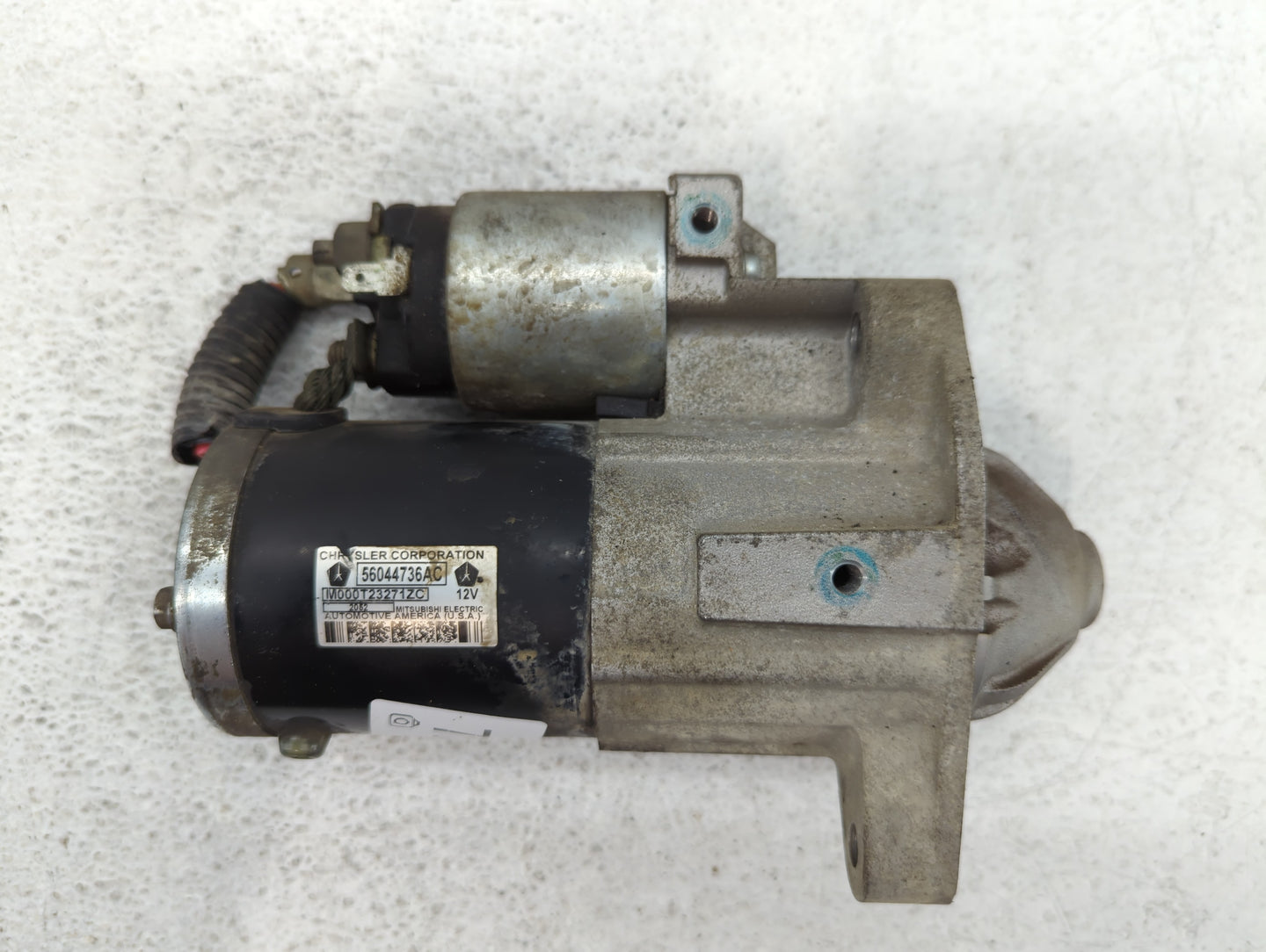 2012 Dodge Ram 1500 Car Starter Motor Solenoid OEM P/N:56044736AC M000T23271ZC Fits OEM Used Auto Parts - Oemusedautoparts1.