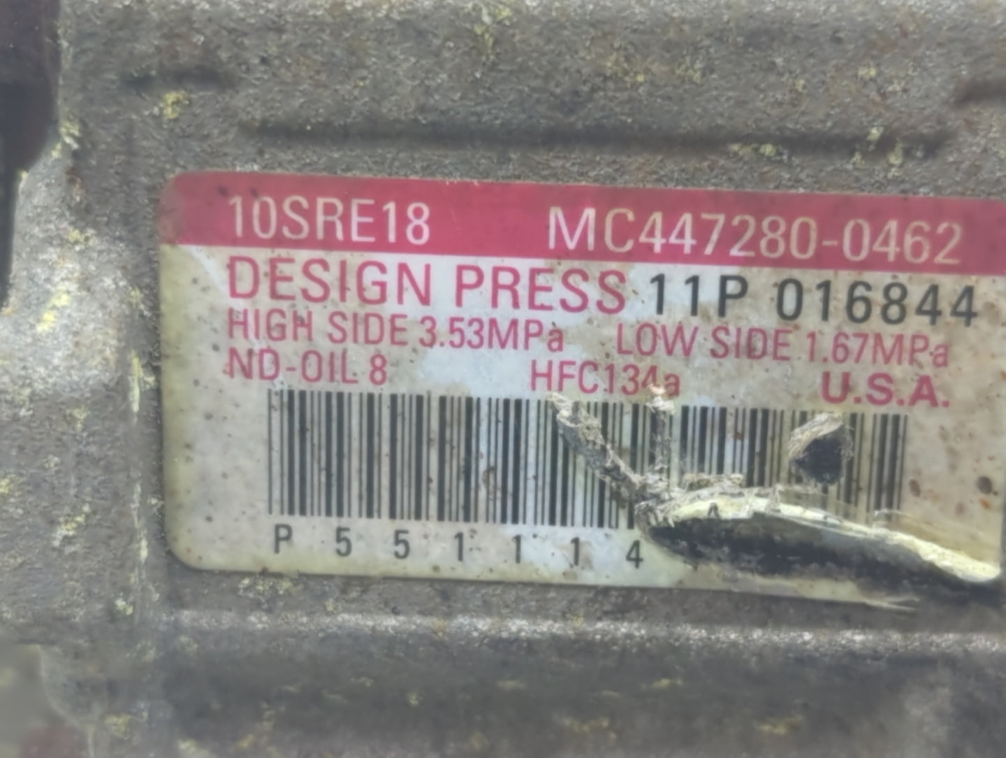 2009-2009 Dodge Ram 2500 Air Conditioning A/c Ac Compressor Oem - Oemusedautoparts1.com