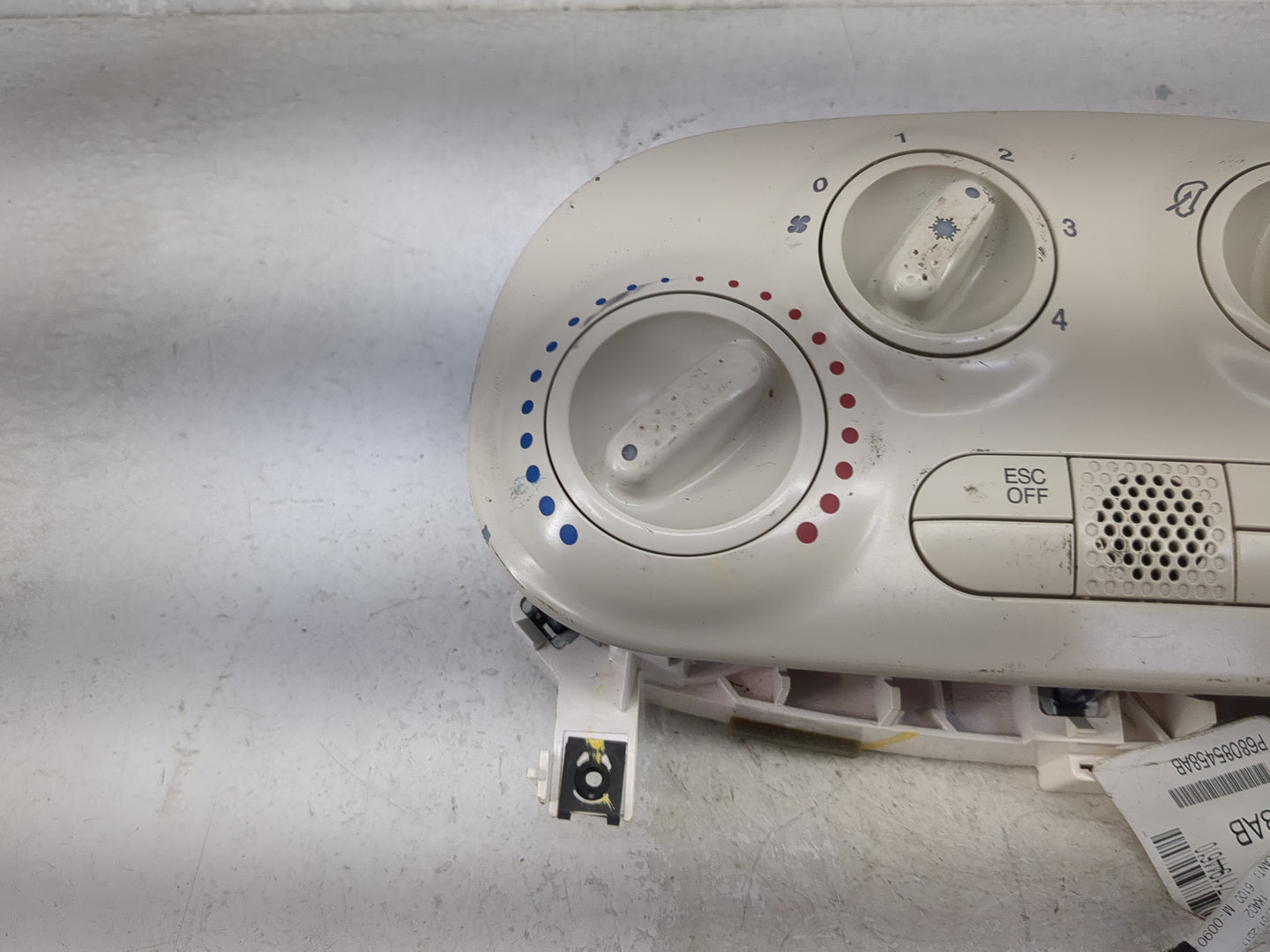 2012 Fiat 500 Climate Control Module Temperature AC/Heater Replacement P/N:P8Q085458AB Fits OEM Used Auto Parts - Oemusedaut