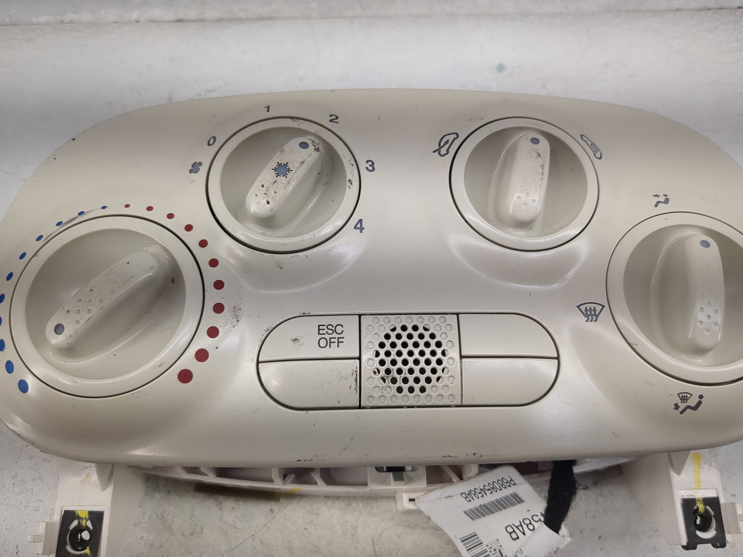 2012 Fiat 500 Climate Control Module Temperature AC/Heater Replacement P/N:P8Q085458AB Fits OEM Used Auto Parts - Oemusedaut