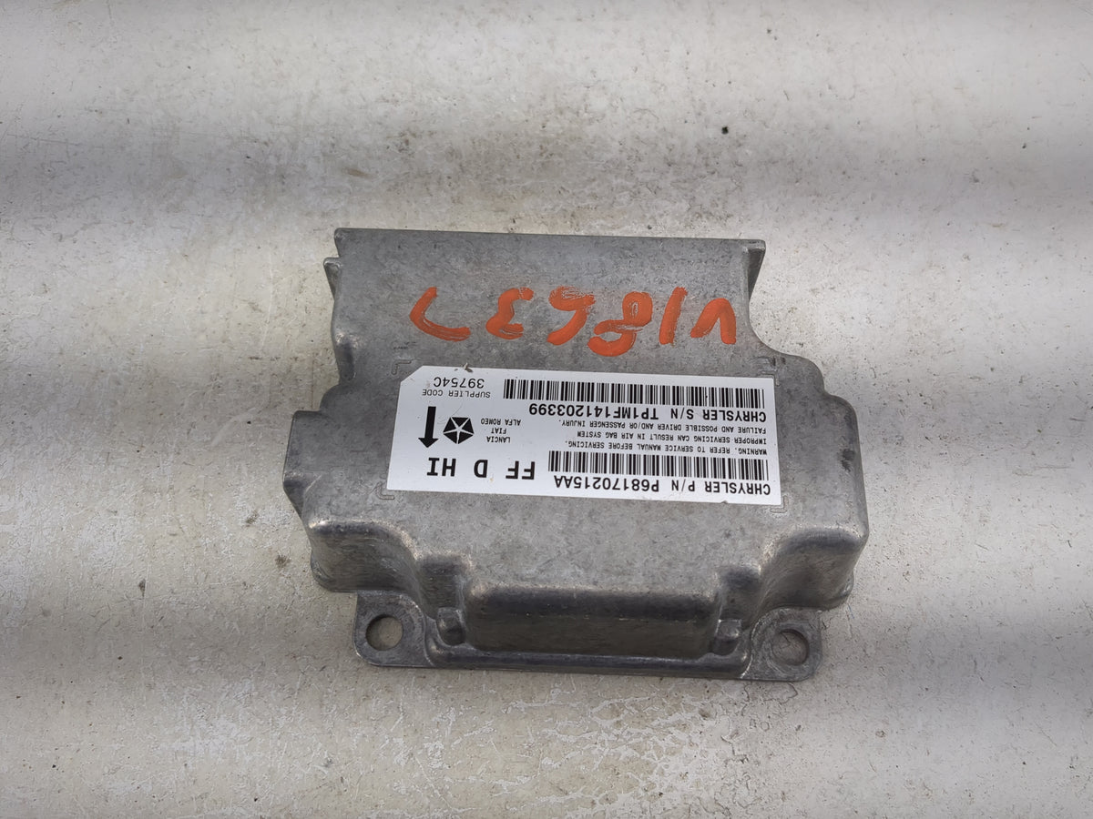 2012-2017 Fiat 500 Safety Restraint Srs Airbag Control Module - Oemusedautoparts1.com