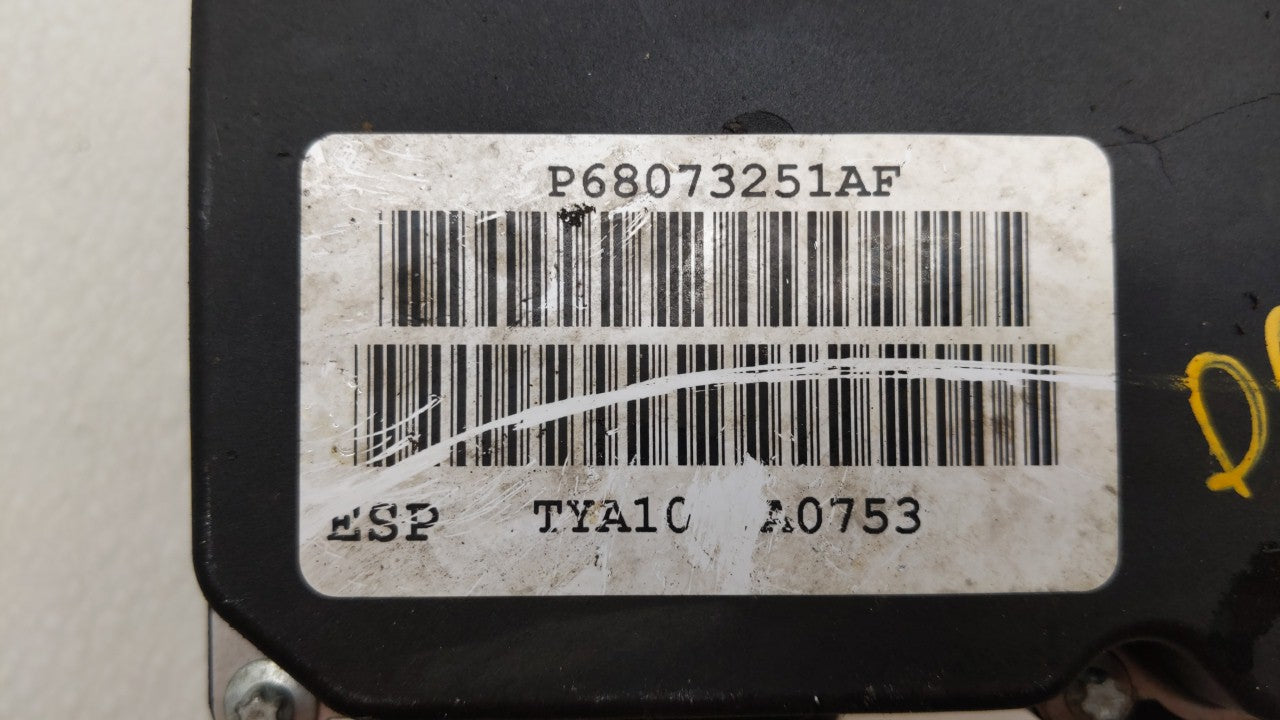 2012-2013 Fiat 500 ABS Pump Control Module Replacement P/N:P68249079AA 68073251AI, 68073251AG, 0 265 252 587 Fits Fits 2012 