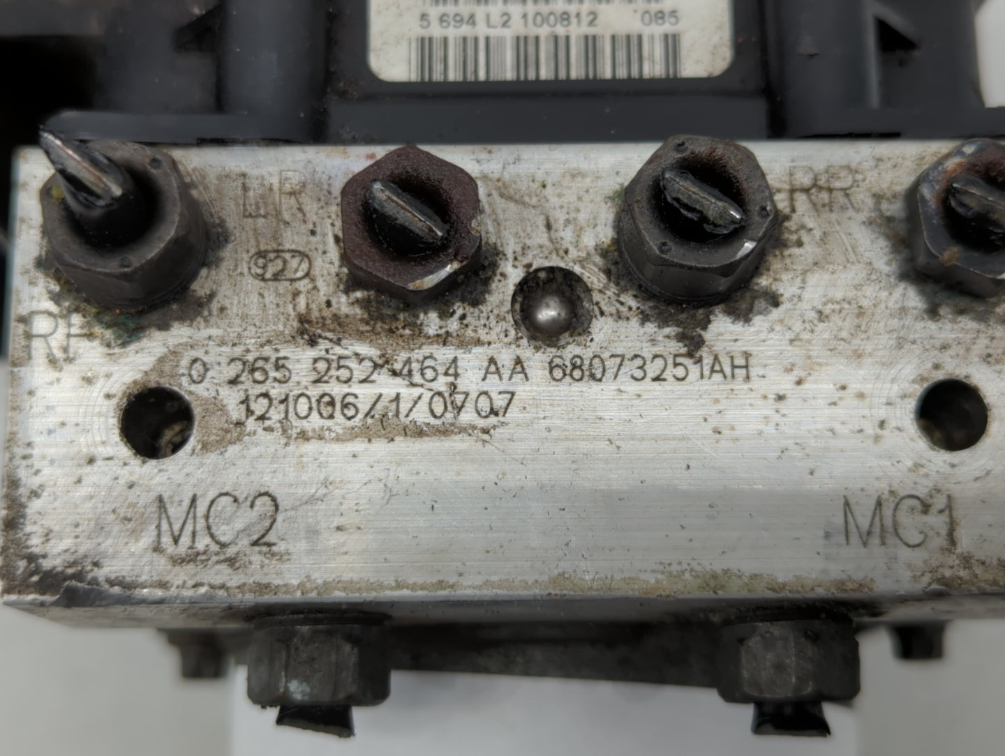 2012-2013 Fiat 500 ABS Pump Control Module Replacement P/N:68073251AH P68249079AA, 68073251AI, 68073251AG Fits Fits 2012 201