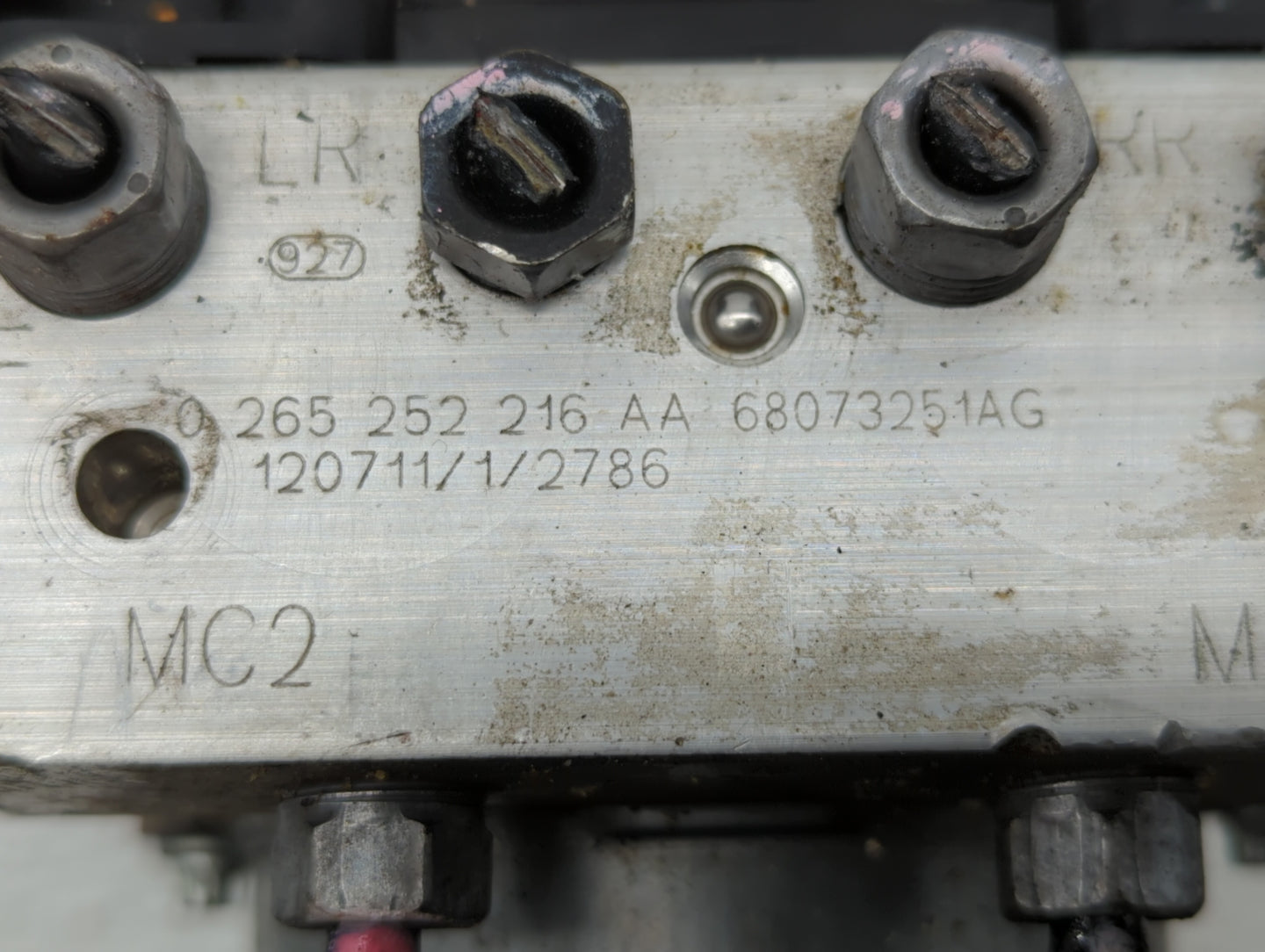 2012-2013 Fiat 500 ABS Pump Control Module Replacement P/N:68073251AH P68249079AA, 68073251AI, 68073251AG Fits Fits 2012 201