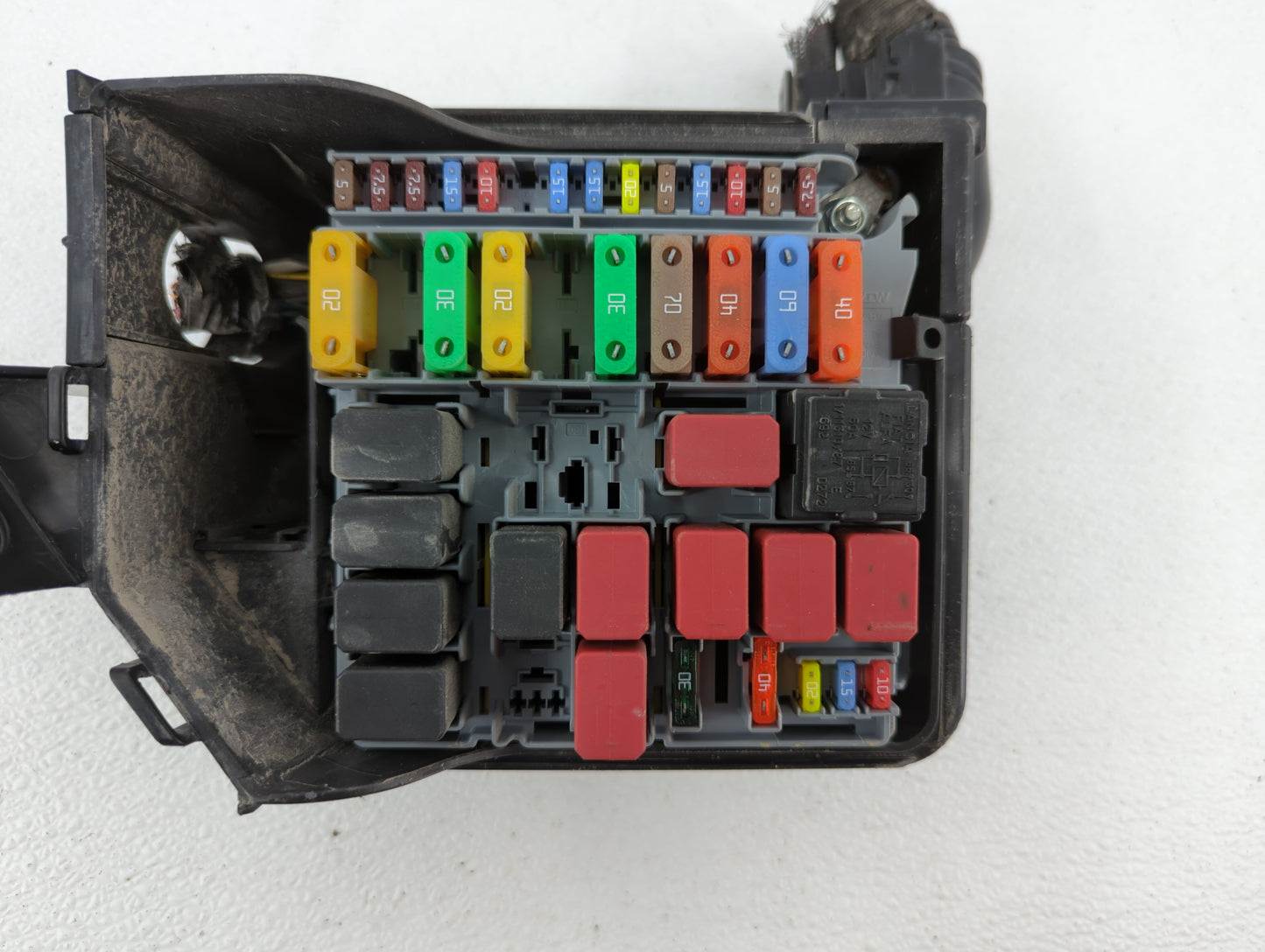 2012-2017 Fiat 500 Fusebox Fuse Box Panel Relay Module P/N:53100999 Fits Fits 2012 2013 2014 2015 2016 2017 OEM Used Auto Pa