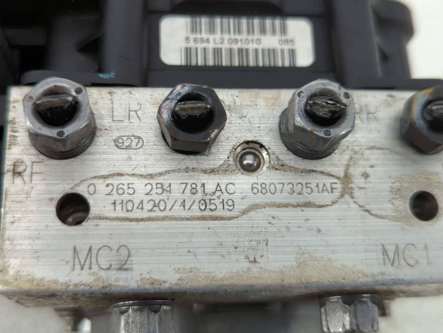 2012-2017 Fiat 500 ABS Pump Control Module Replacement P/N:68073251AF 68073251AH Fits Fits 2012 2013 2014 2015 2016 2017 OEM