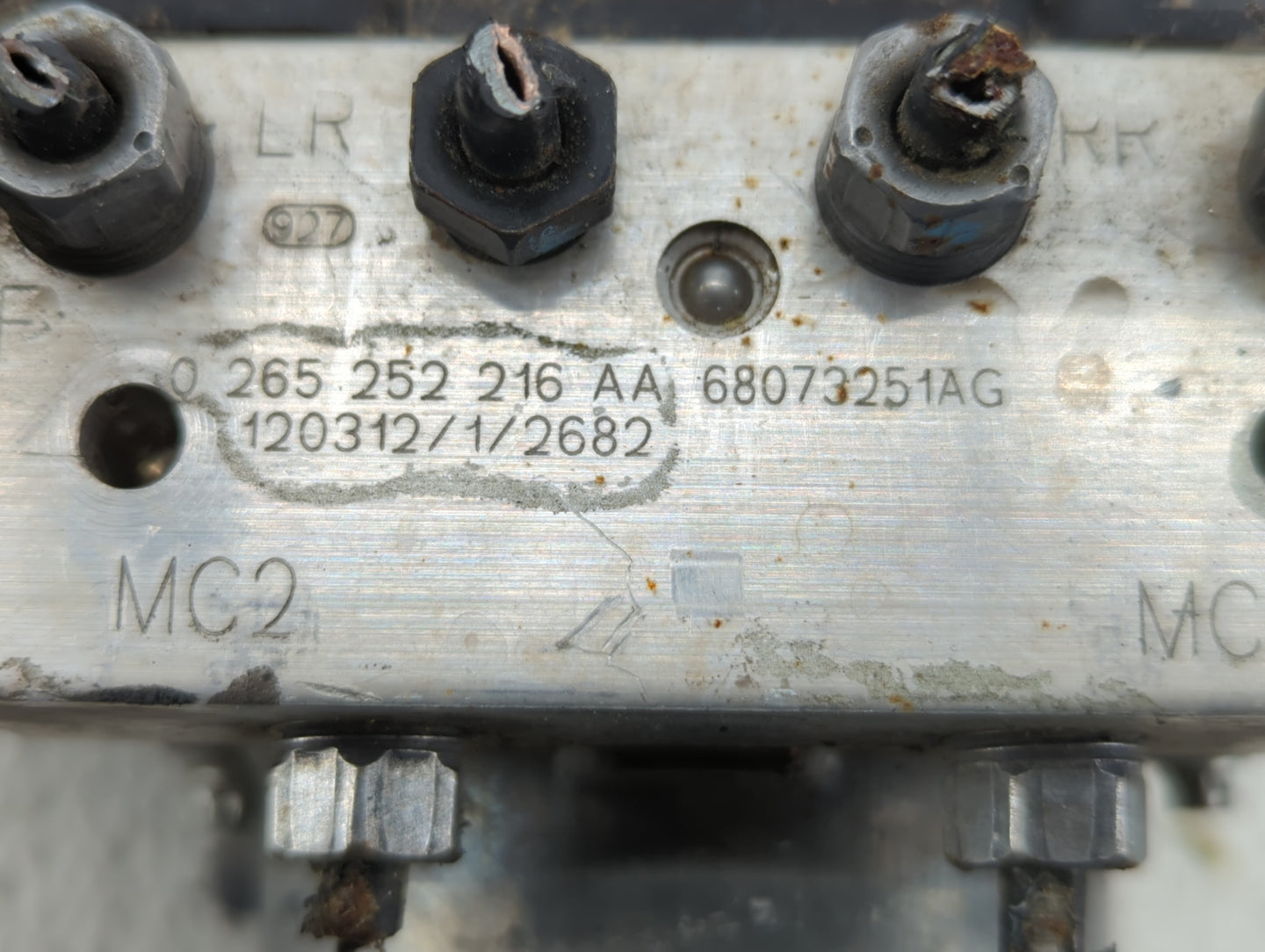 2012-2017 Fiat 500 ABS Pump Control Module Replacement P/N:P68073251AG P68073251AH Fits Fits 2012 2013 2014 2015 2016 2017 O