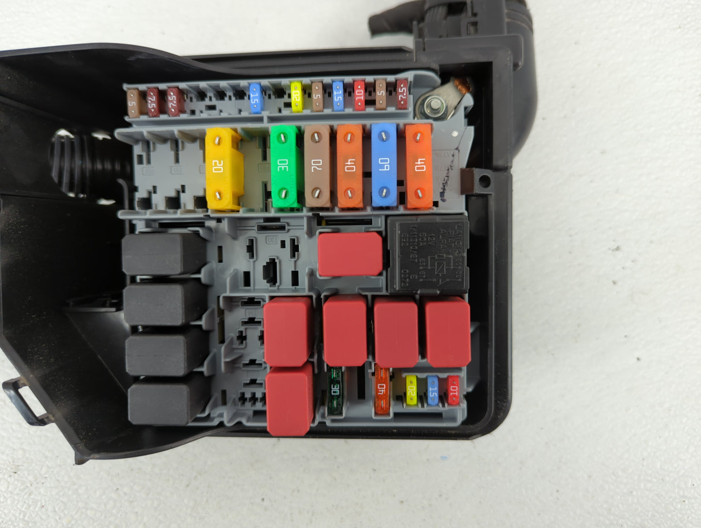 2012-2017 Fiat 500 Fusebox Fuse Box Panel Relay Module P/N:53100999 Fits Fits 2012 2013 2014 2015 2016 2017 OEM Used Auto Pa
